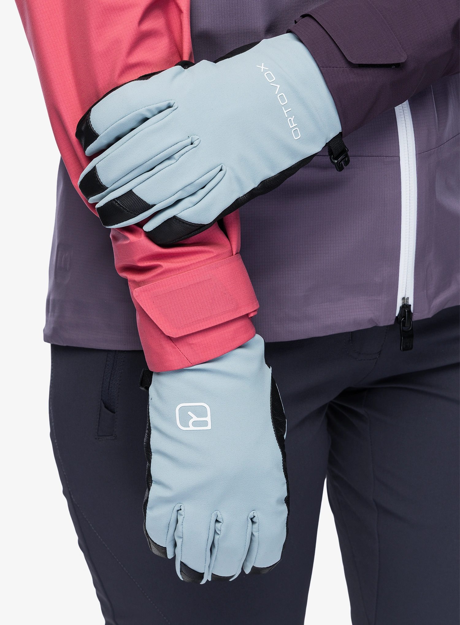 Moteriškos pirštinės Ortovox Tour Glove - glacier grey