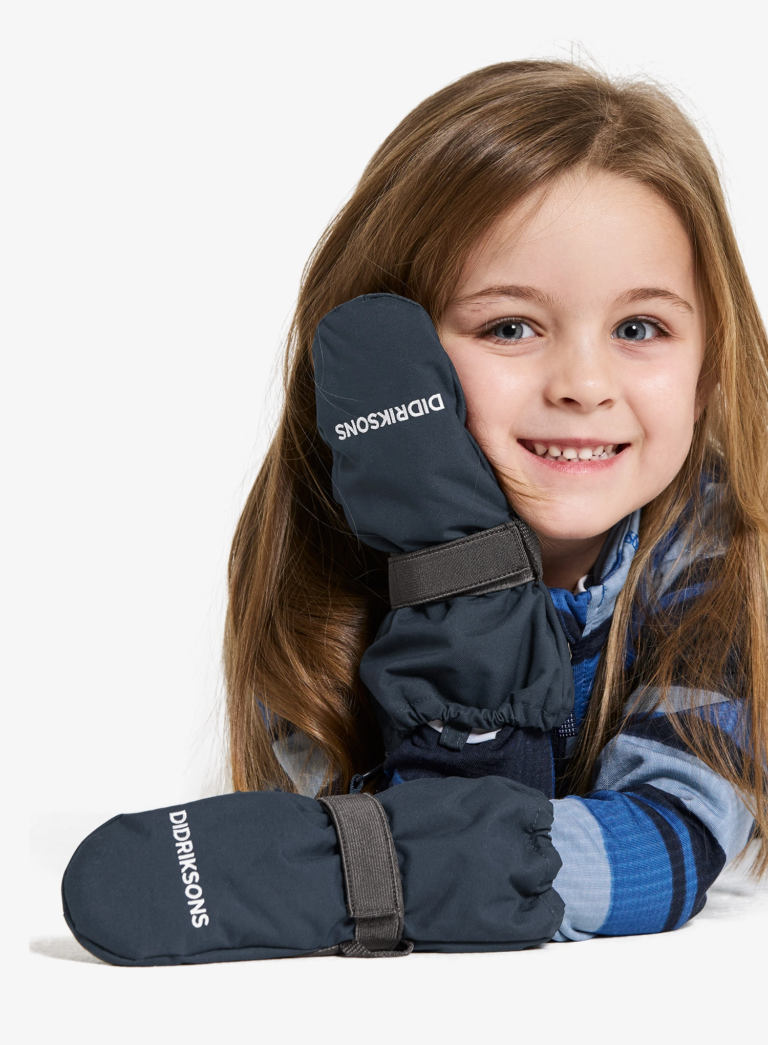 Vaikiškos pirštinės Didriksons Biggles Zip Mitten 8 - navy