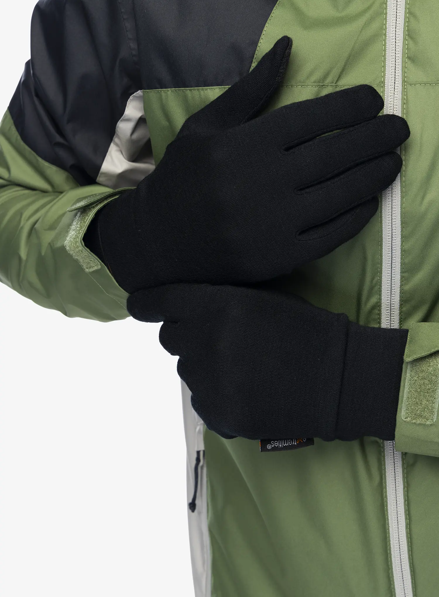 Vilnonės pirštinės Extremities Merino Touch Liner Glove - black