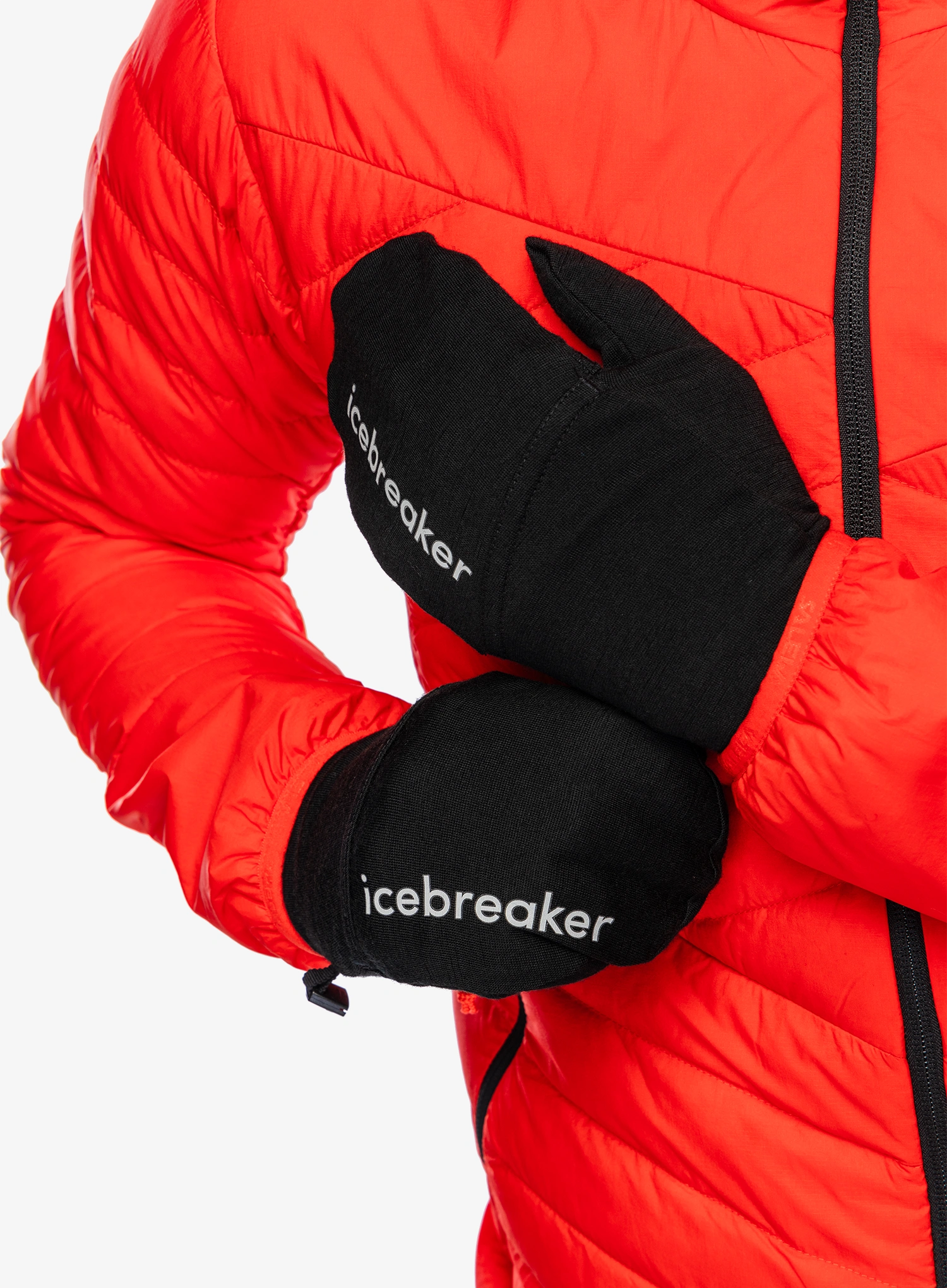 Pirštinės Icebreaker Merino Sierra Convertible Mitten - black