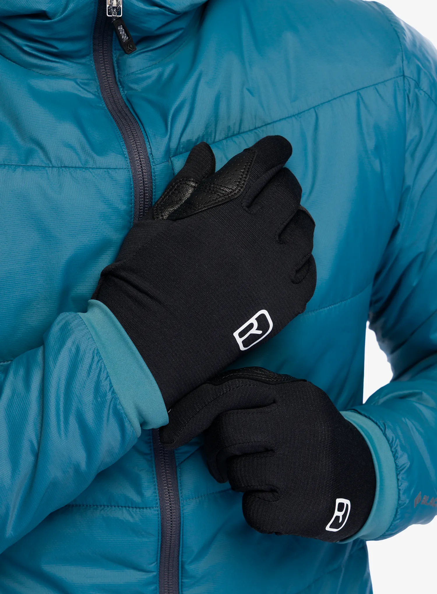 Pirštinės Ortovox Fleece Light Glove - black raven