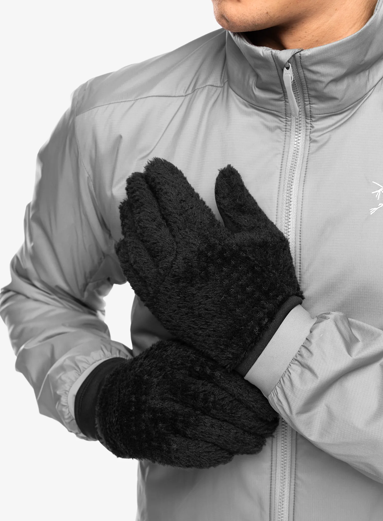 Fliso pirštinės Norrona 29 Highloft Gloves - caviar