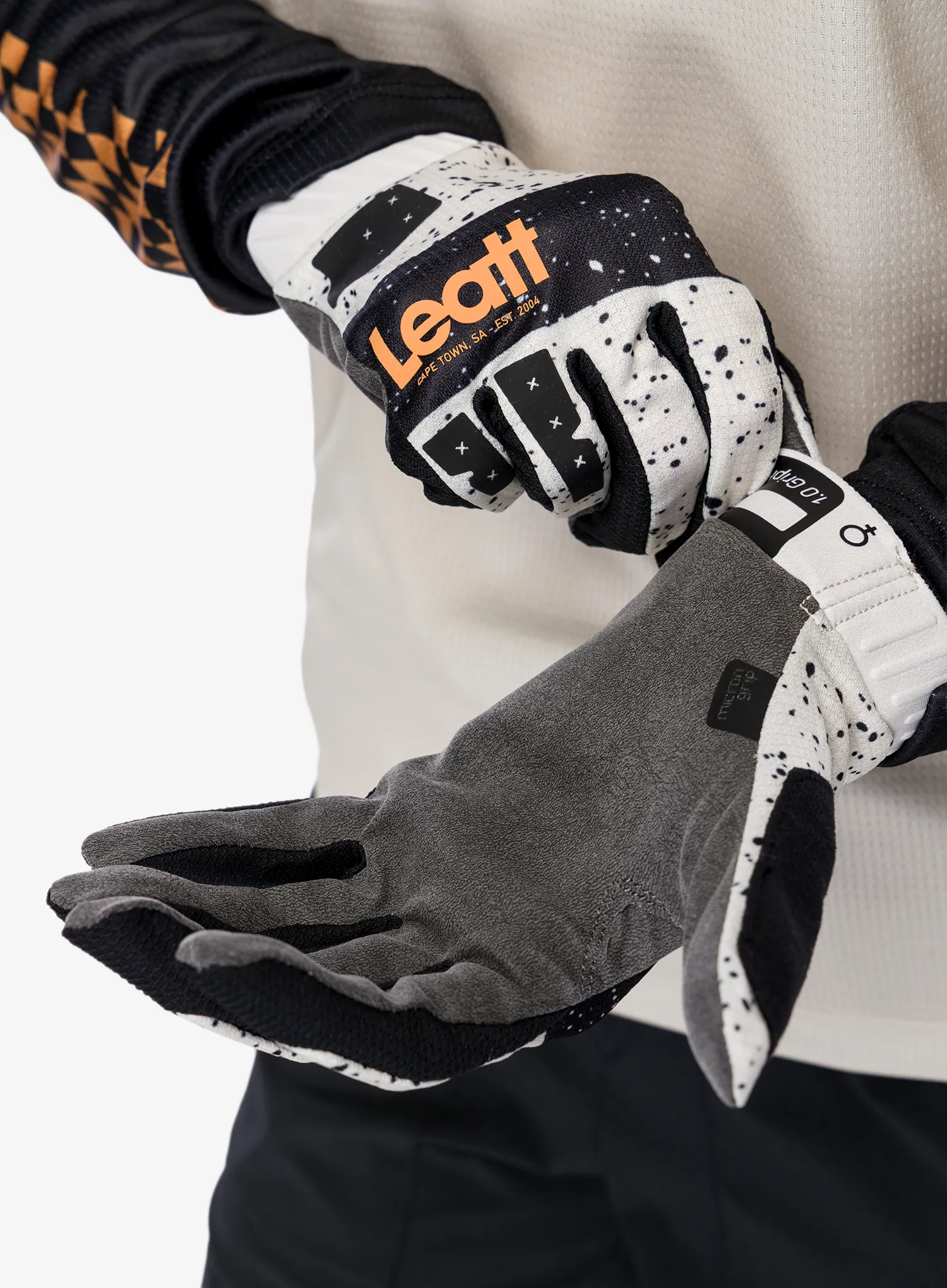 Moteriškos dviratininko pirštinės Leatt Glove MTB 1.0 GripR - cream