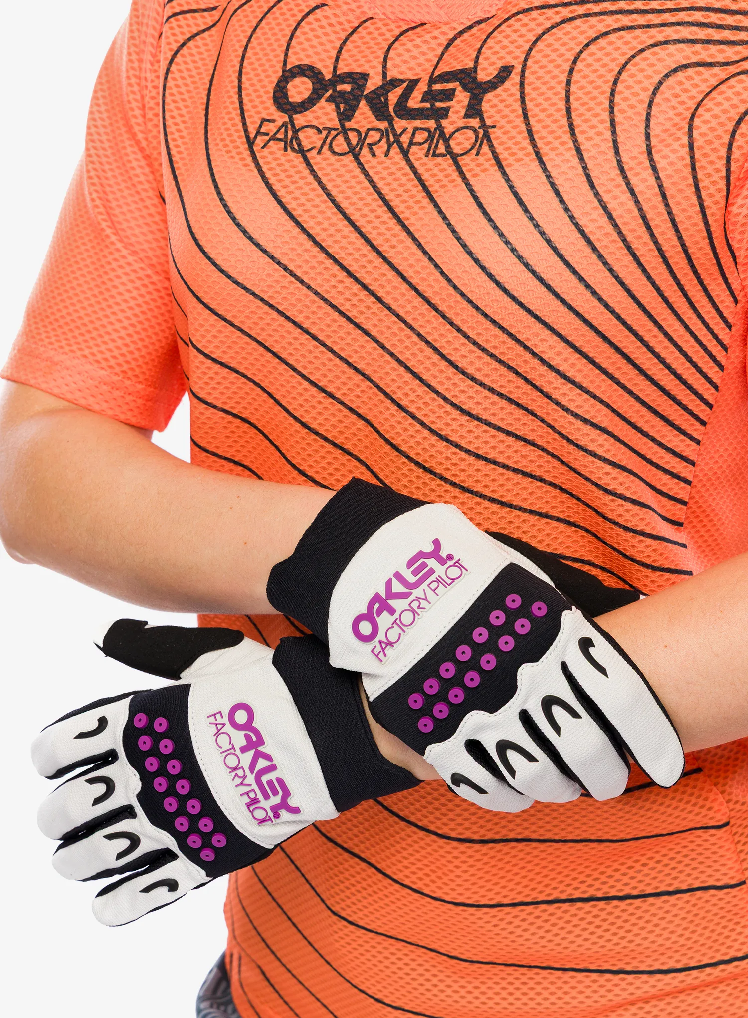 Moteriškos dviratininko pirštinės Oakley Switchback MTB Glove - lunar rock