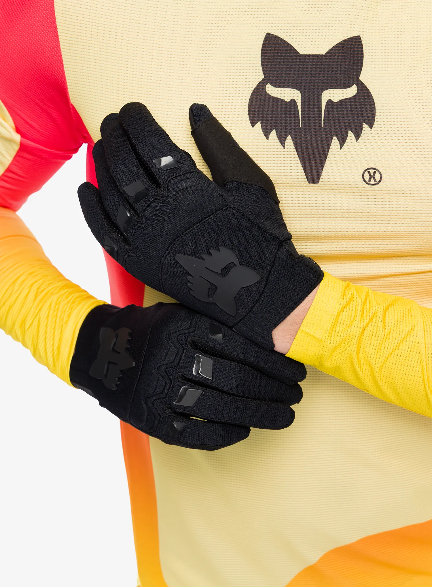Dviratininko pirštinės Fox Dirtpaw Glove - black/black
