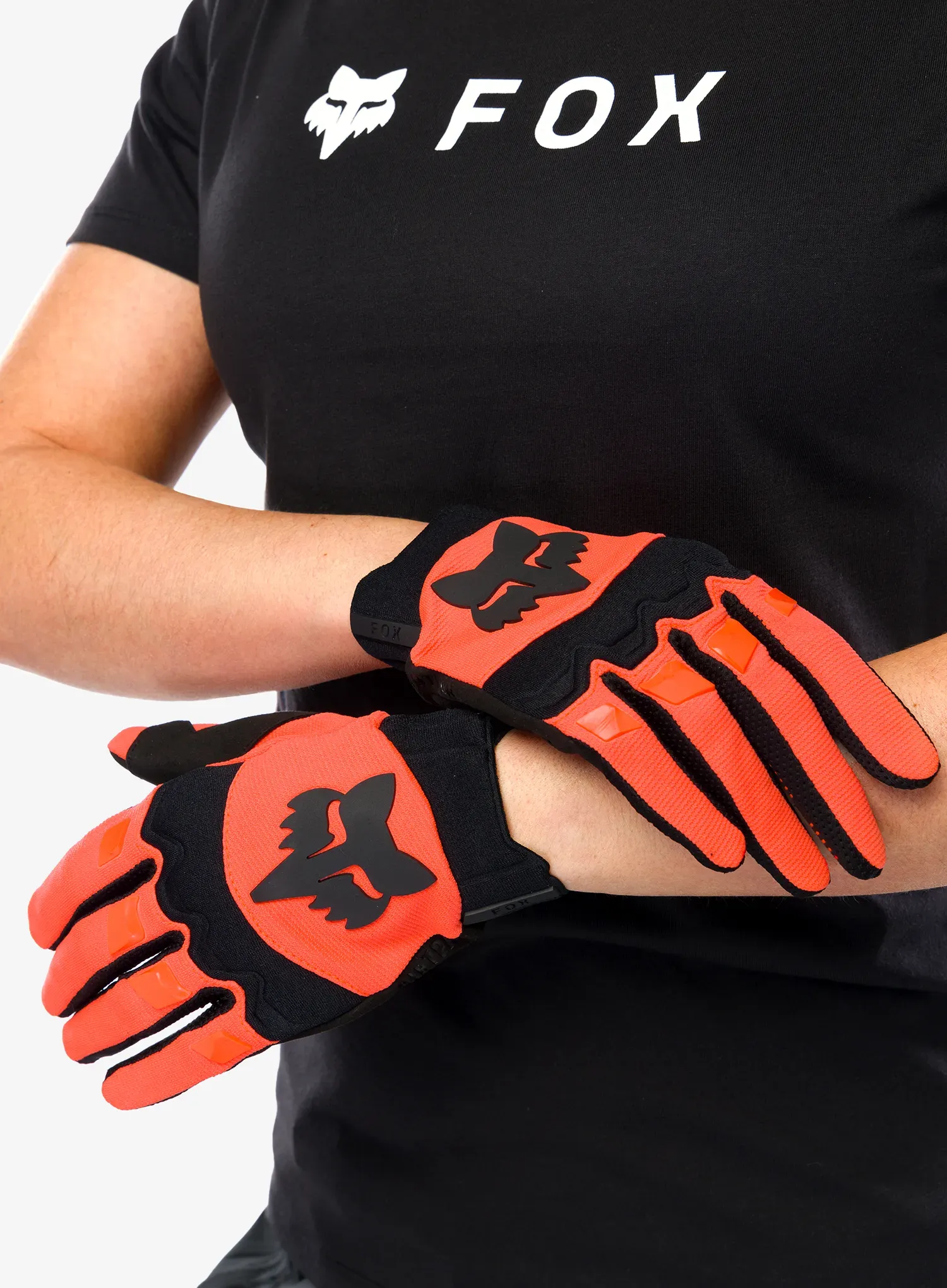 Dviratininko pirštinės Fox Dirtpaw Glove - fluo orange