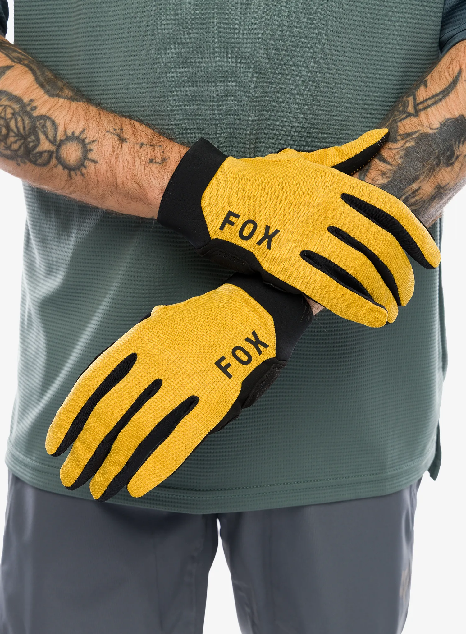 Dviratininko pirštinės Fox Ranger Glove Gel - bronze