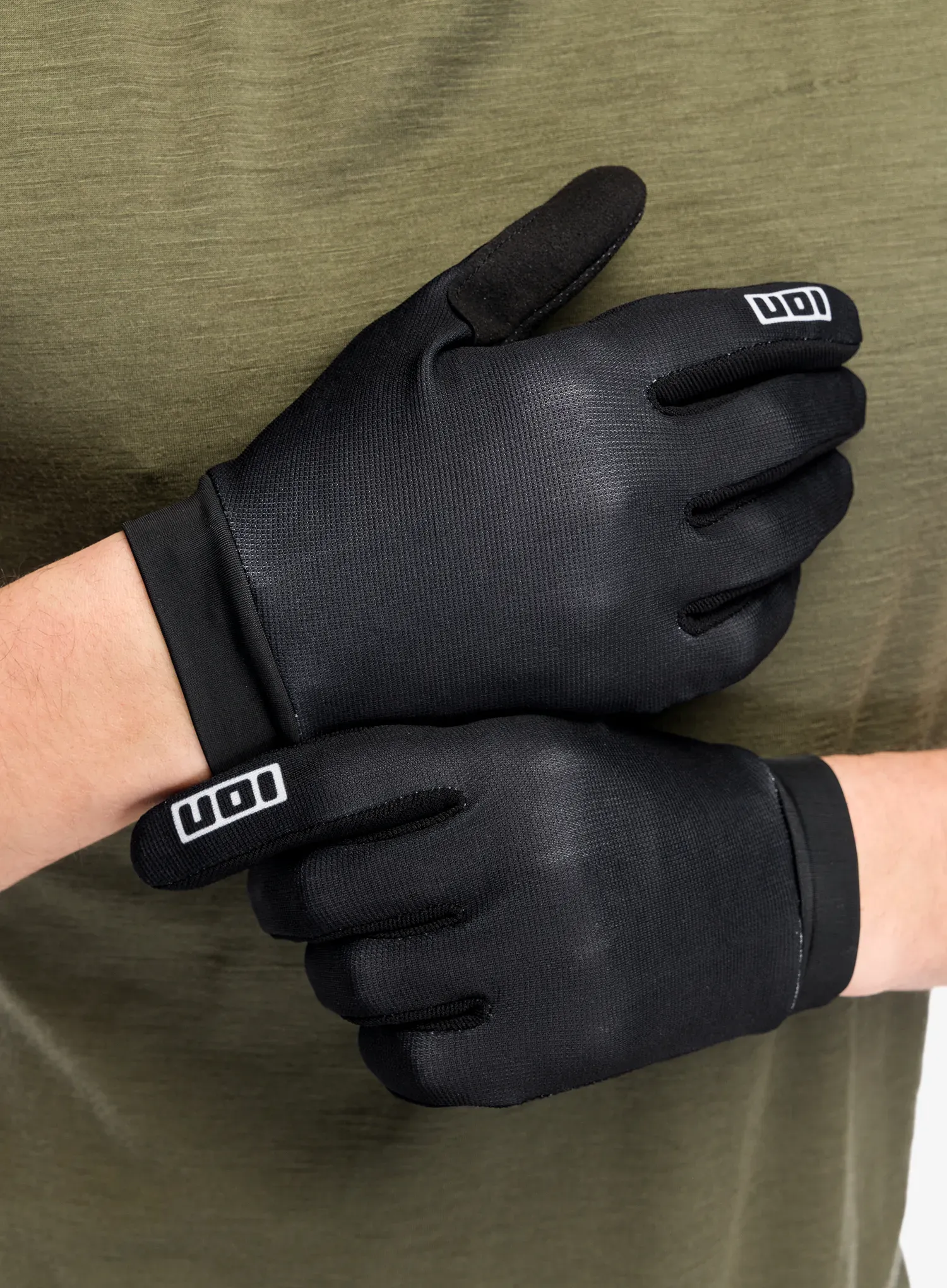 Dviratininko pirštinės ION Logo - black