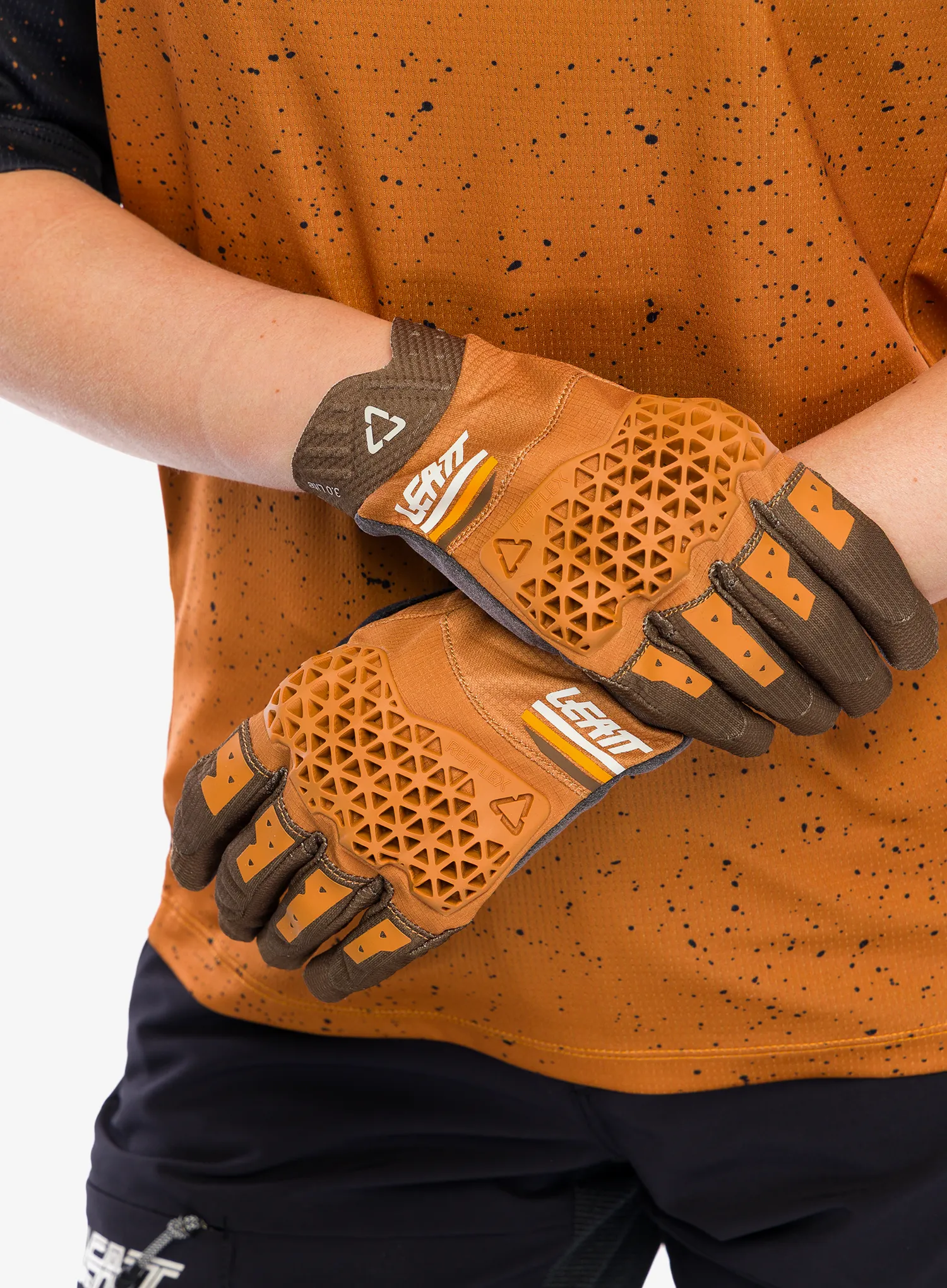 Dviratininko pirštinės Leatt Glove MTB 3.0 Lite - rust