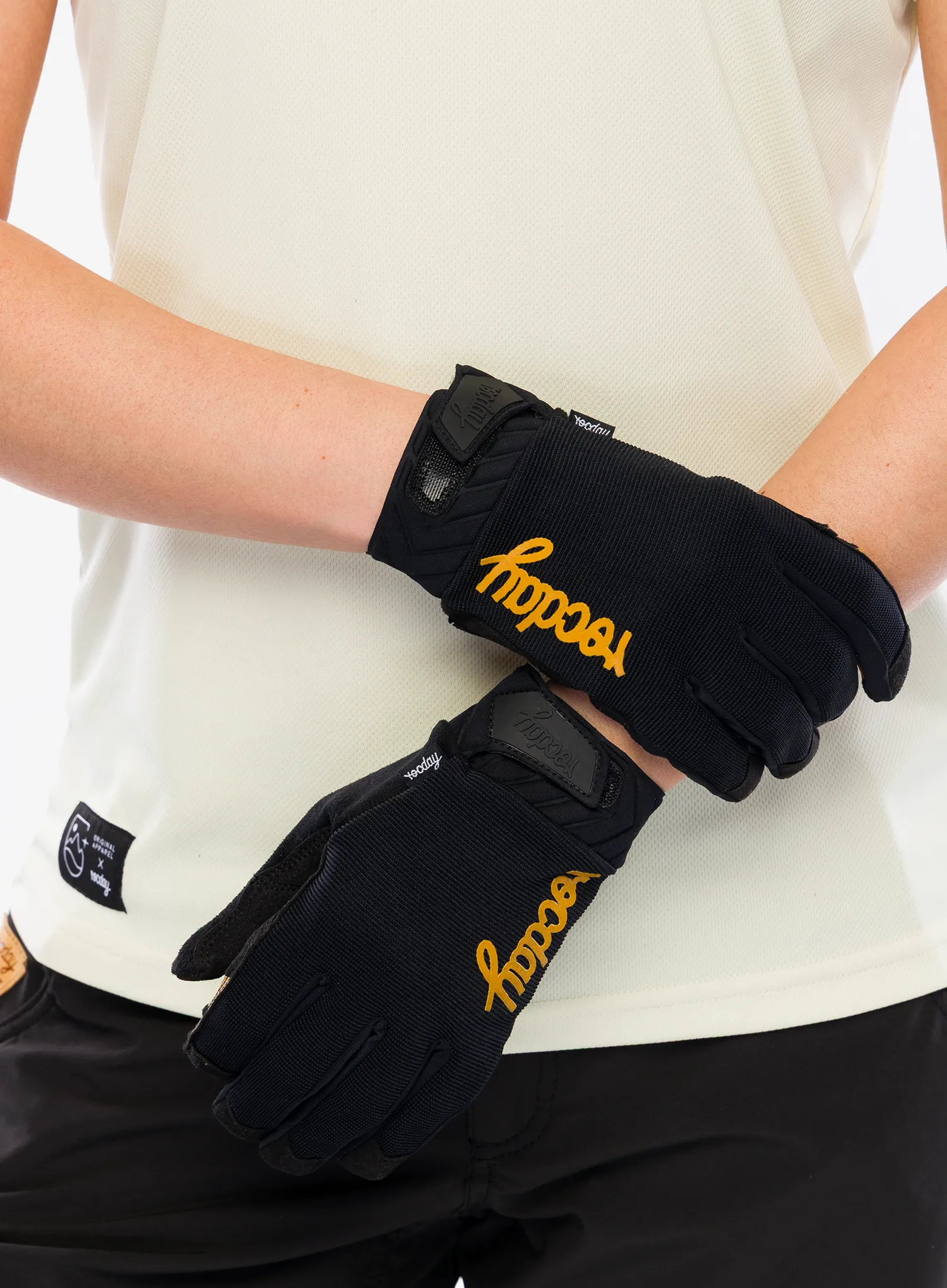 Dviratininko pirštinės Rocday Evo Race - black/yellow