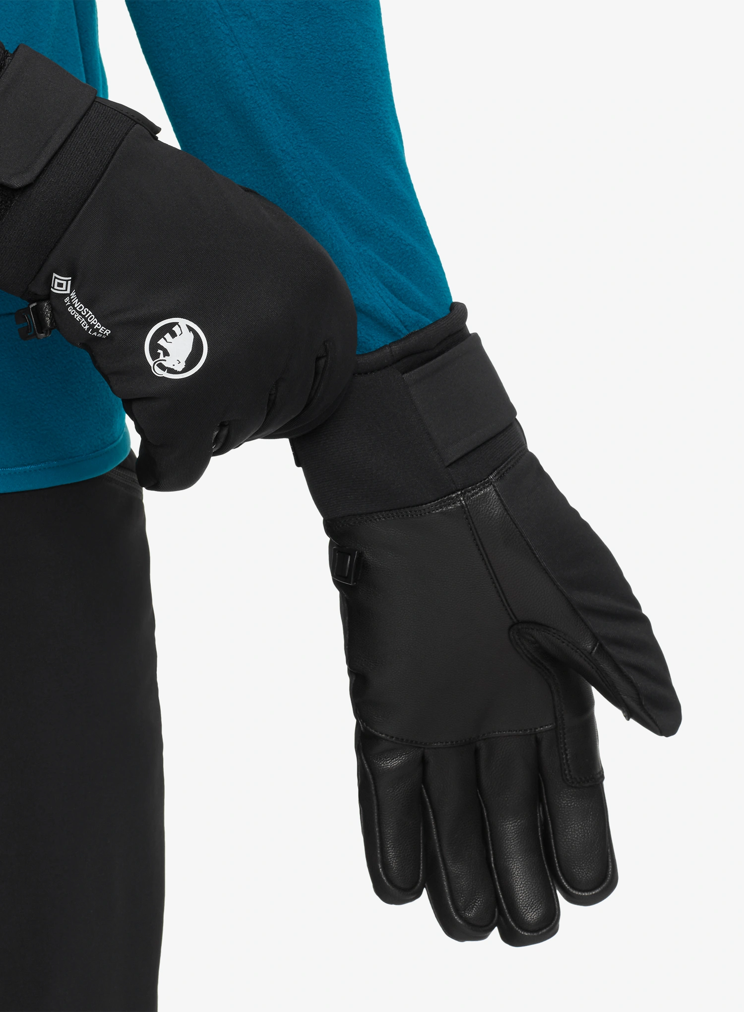 Pirštinės softshell Mammut Astro Guide SO Glove - black