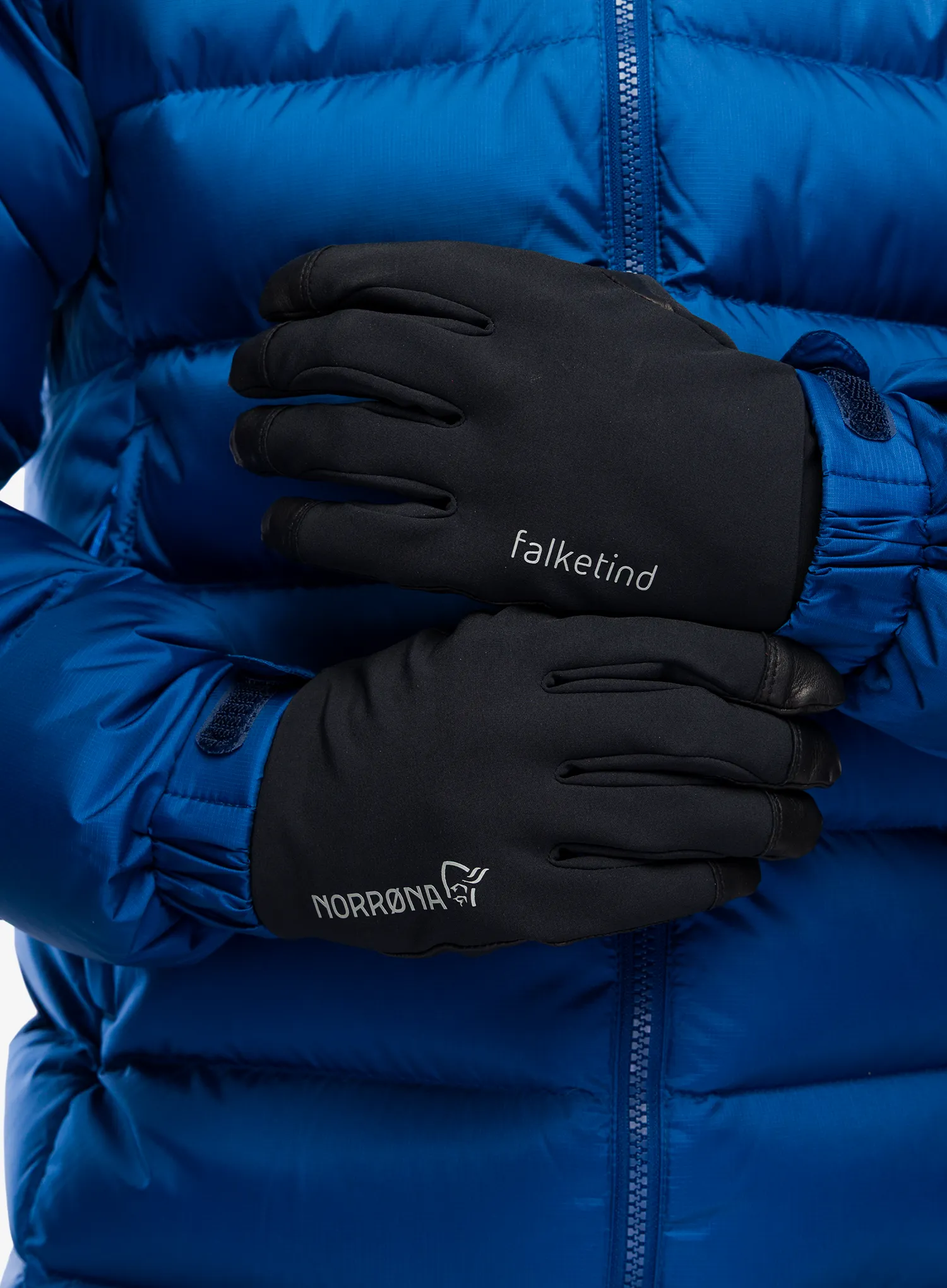 Pirštinės softshell Norrona Falketind Gore-Tex Infinium Short Gloves - caviar
