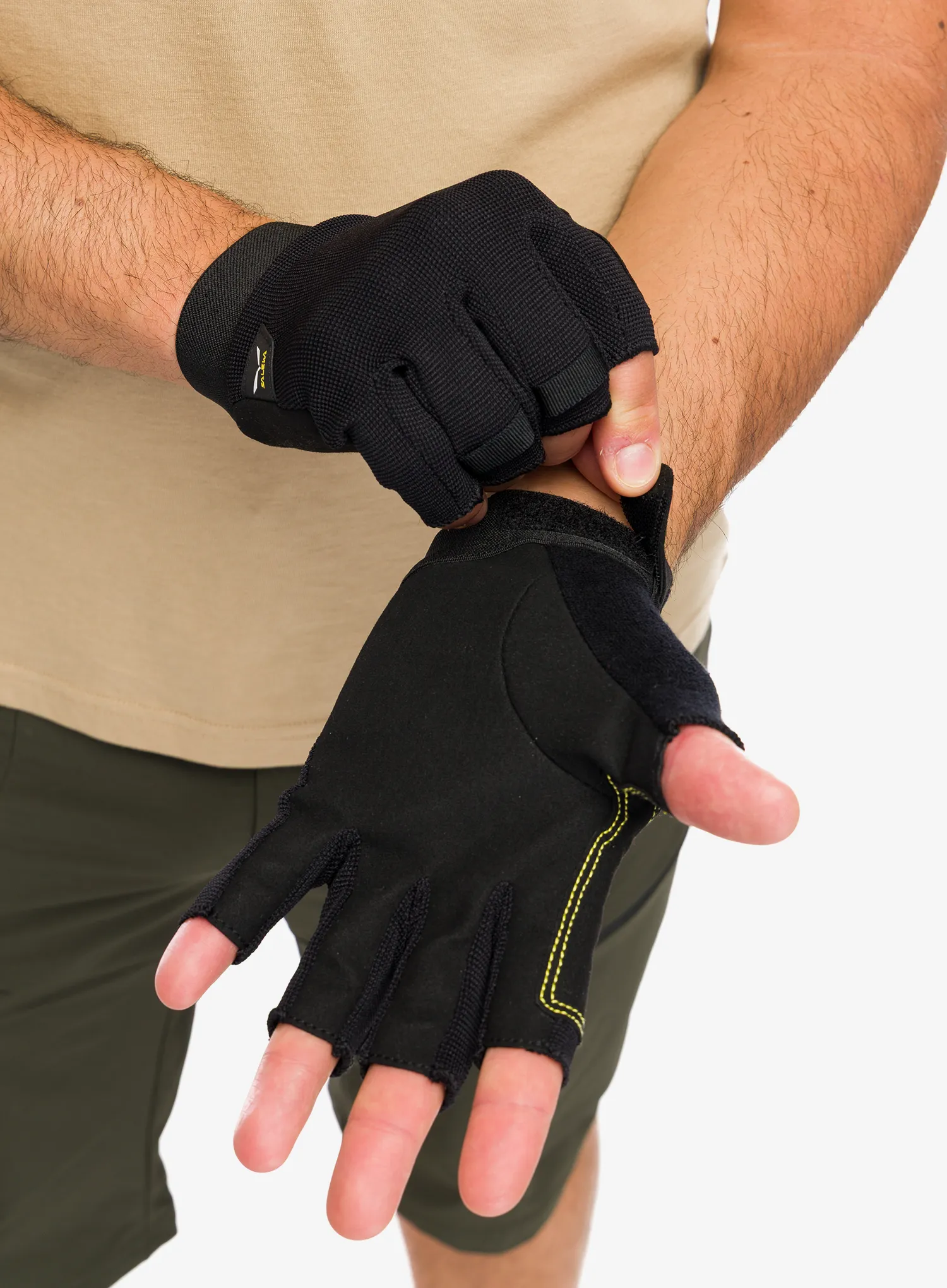 Pirštinės via ferrata Salewa Via Ferrata DST Gloves - black out