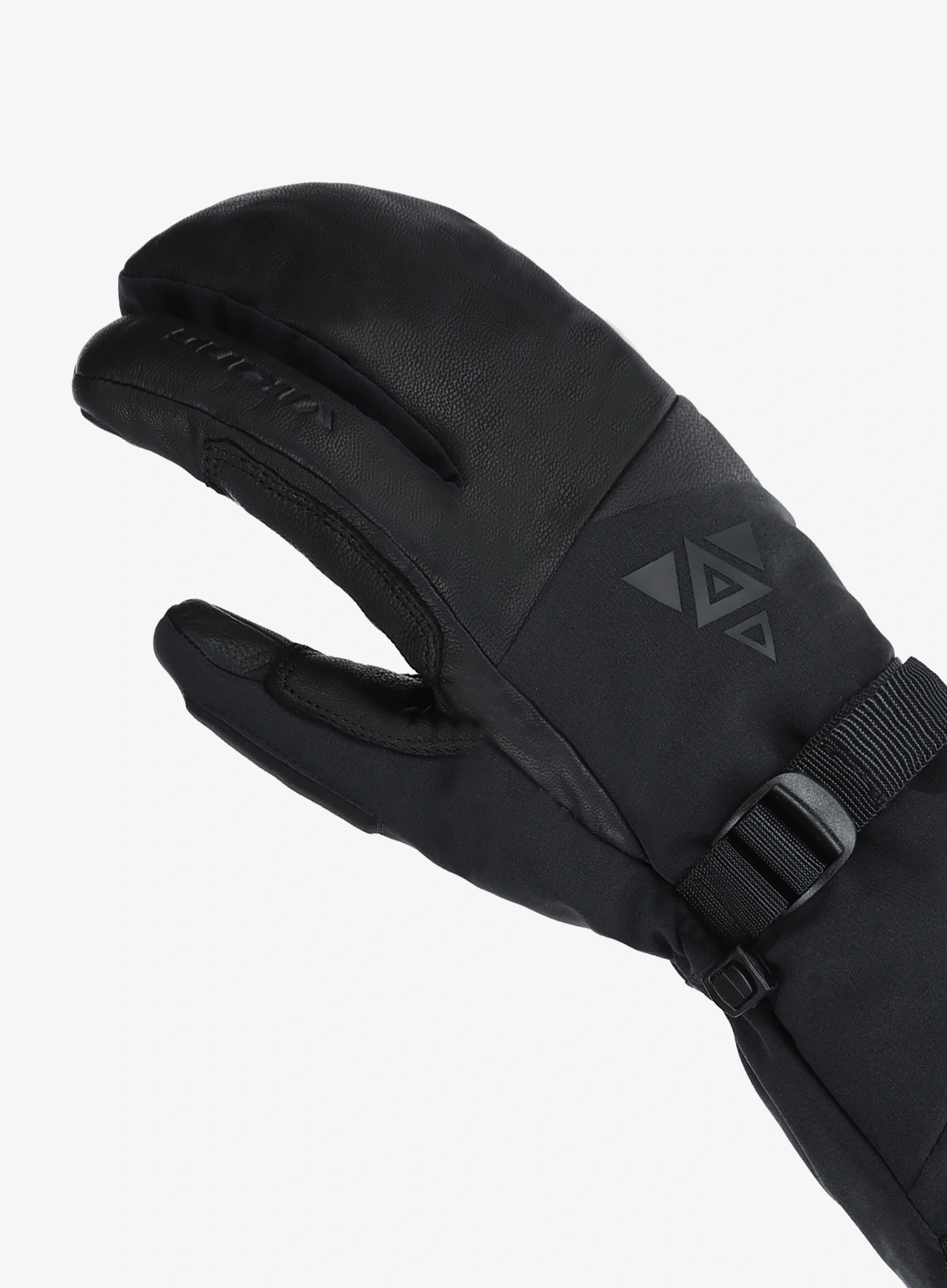 Neperšlampamos pirštinės moterims Viking Norvik Pro Lobster Freeride - full black
