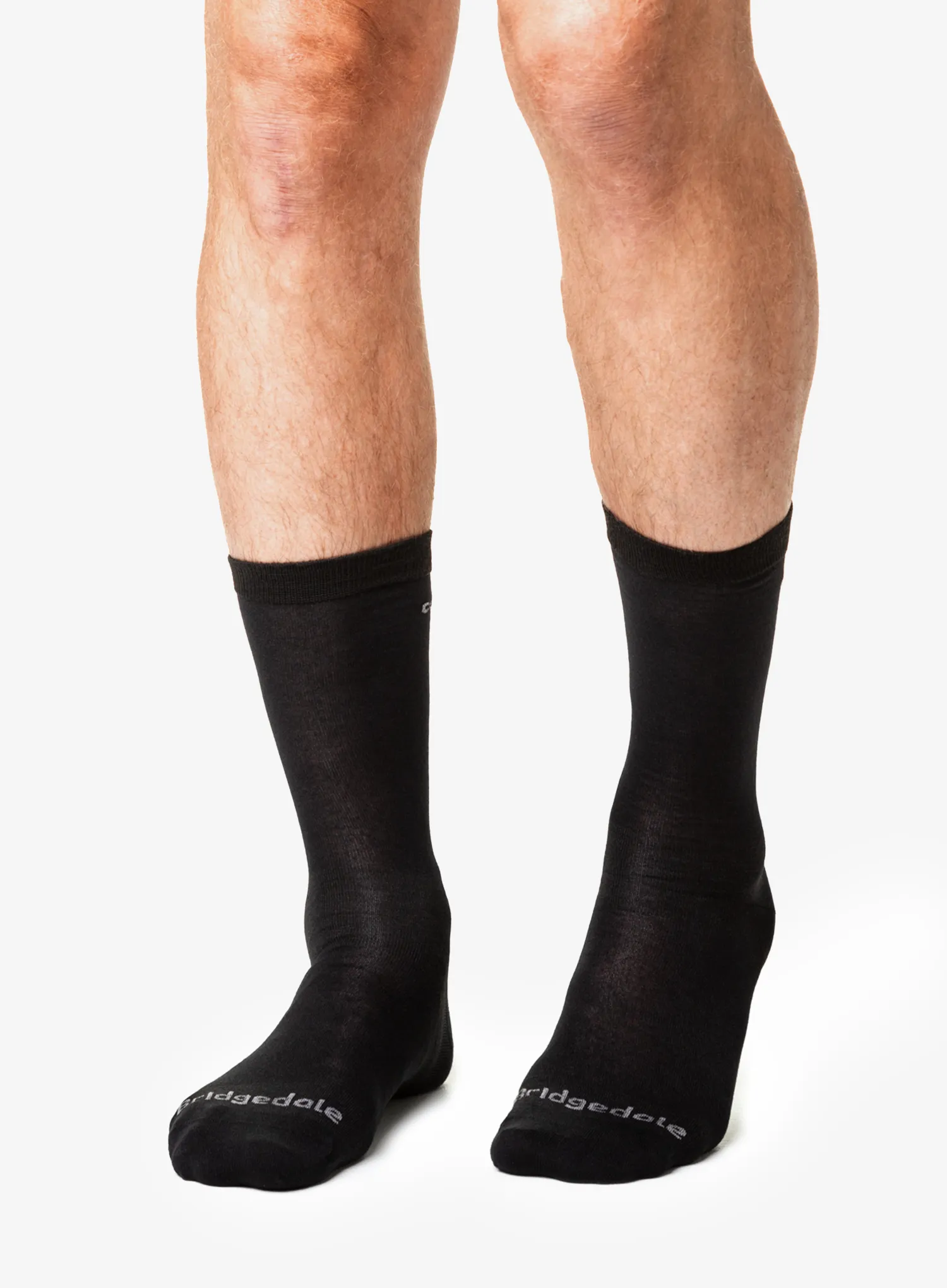 Kojinės Bridgedale Base Layer Coolmax Liner Boot - 2 pack - black