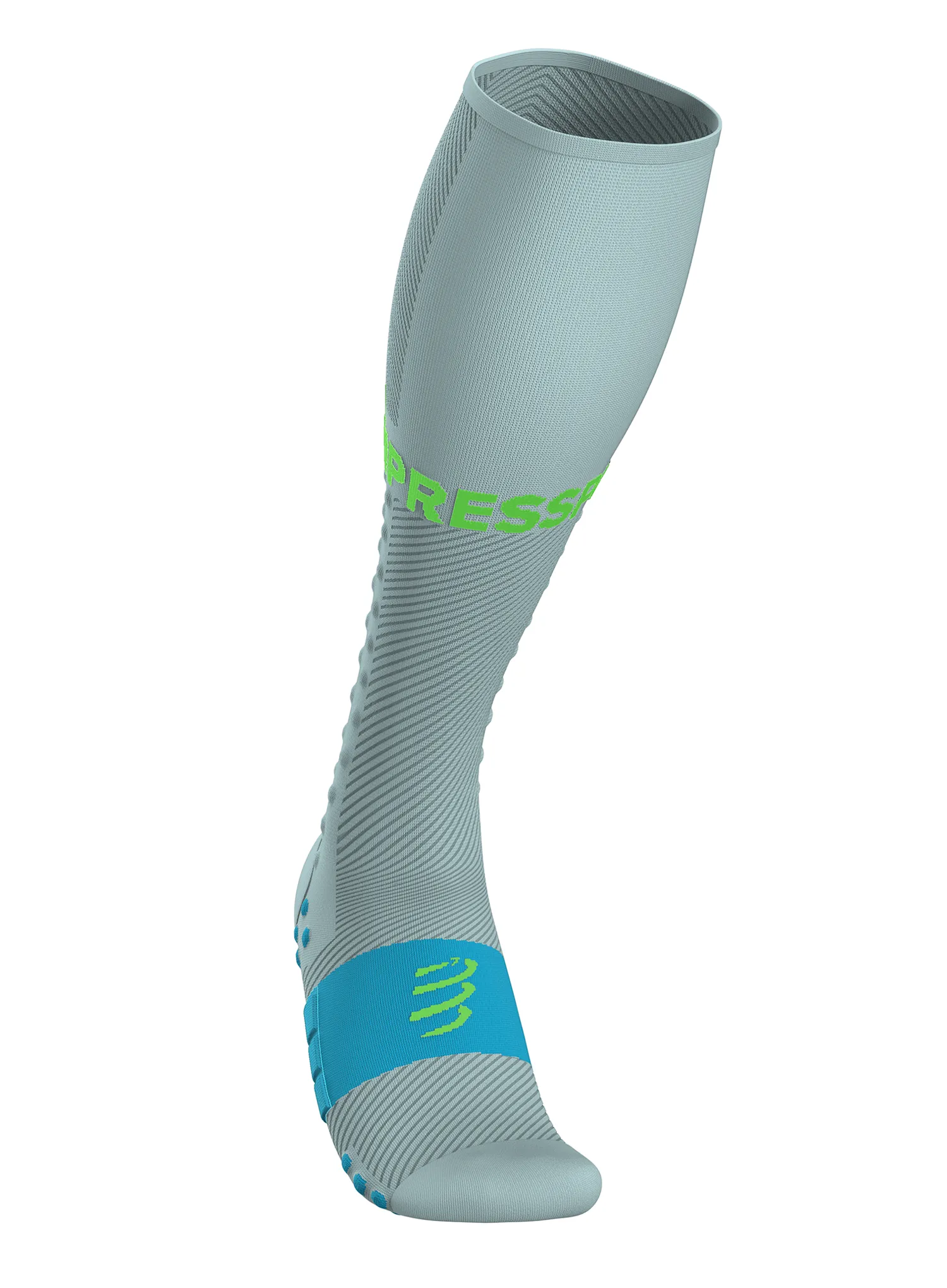 Kojinės bėgimo Compressport Compression Full Socks Run - ether/norse blue