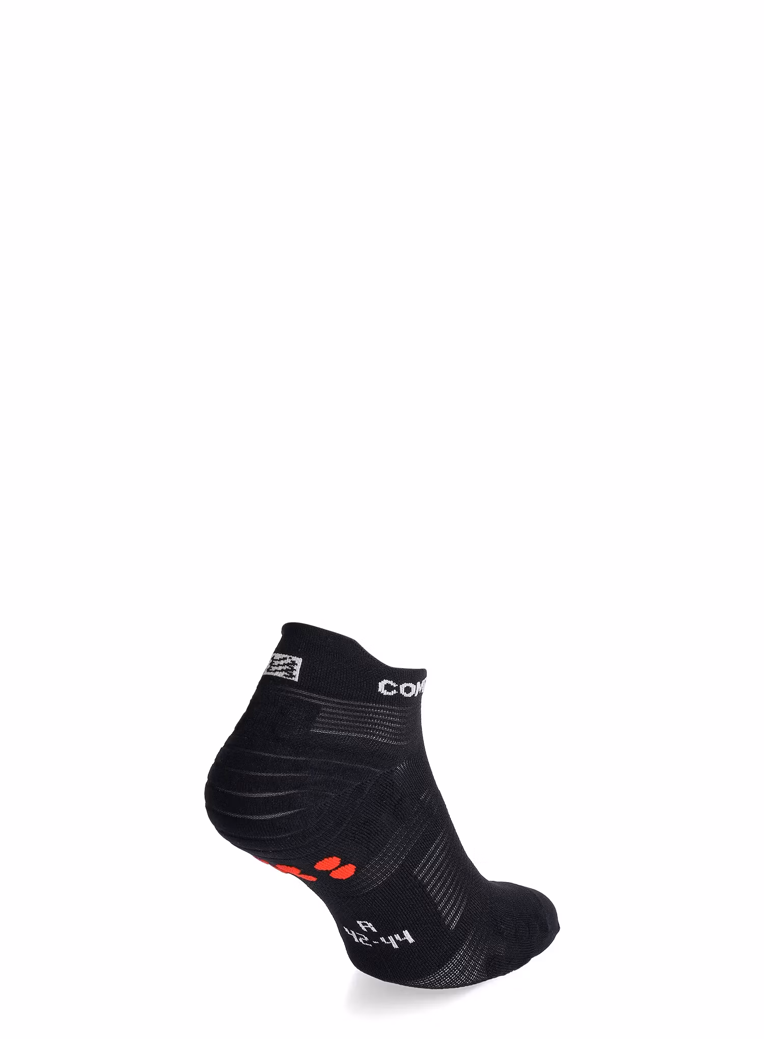Kojinės bėgimo Compressport Pro Racing Socks v4.0 Run Low - black/white