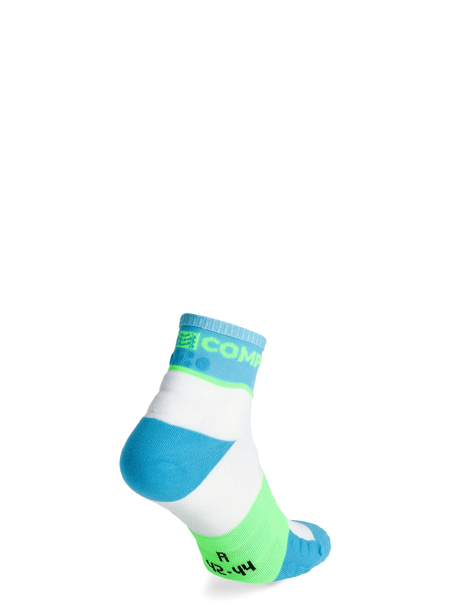 Kojinės bėgimo Compressport Ultra Trail Socks v2.0 Low - norse blue/neon green
