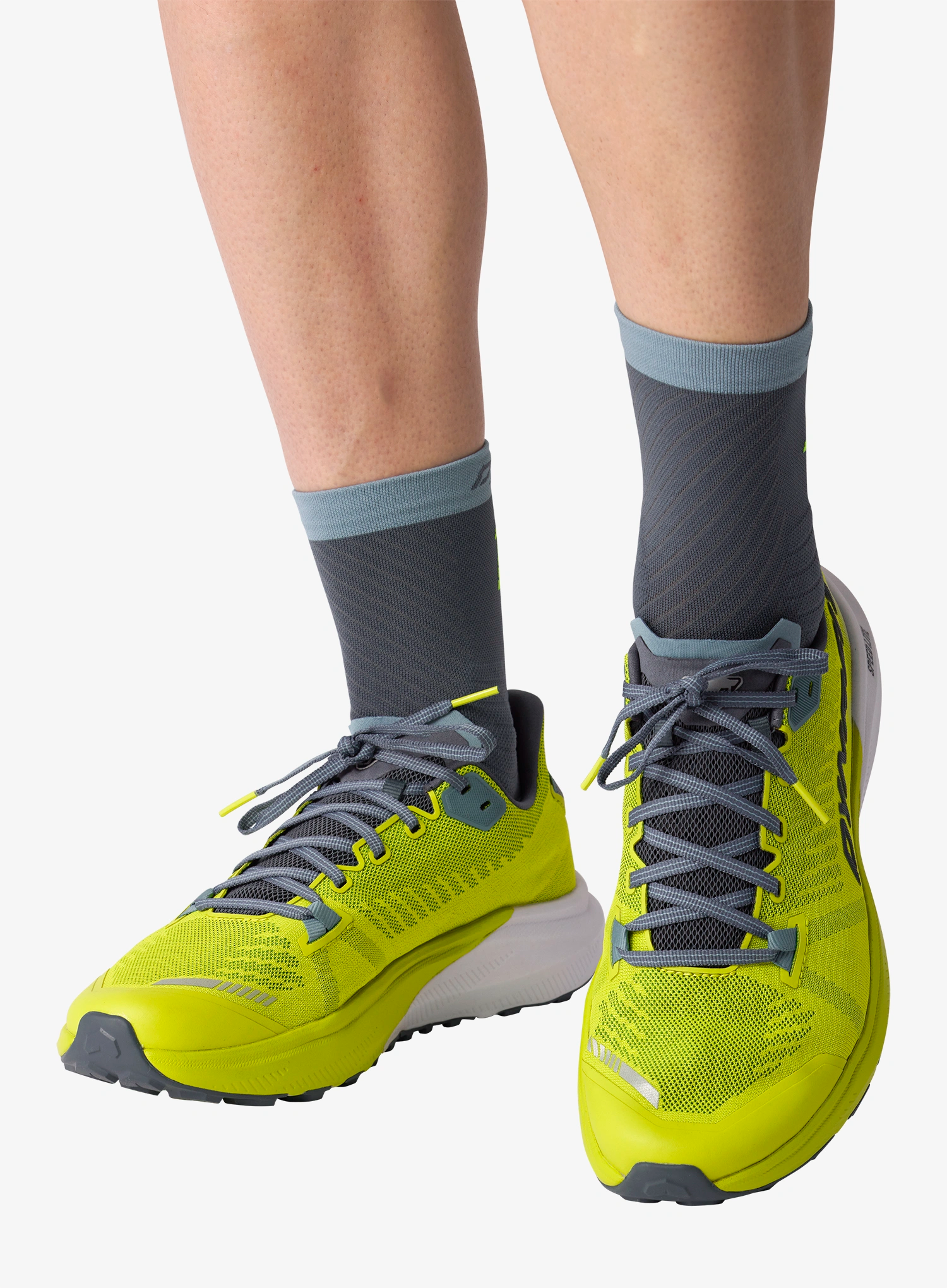 Kojinės bėgimo Dynafit Trail Mid Socks - cinder/smoke blue