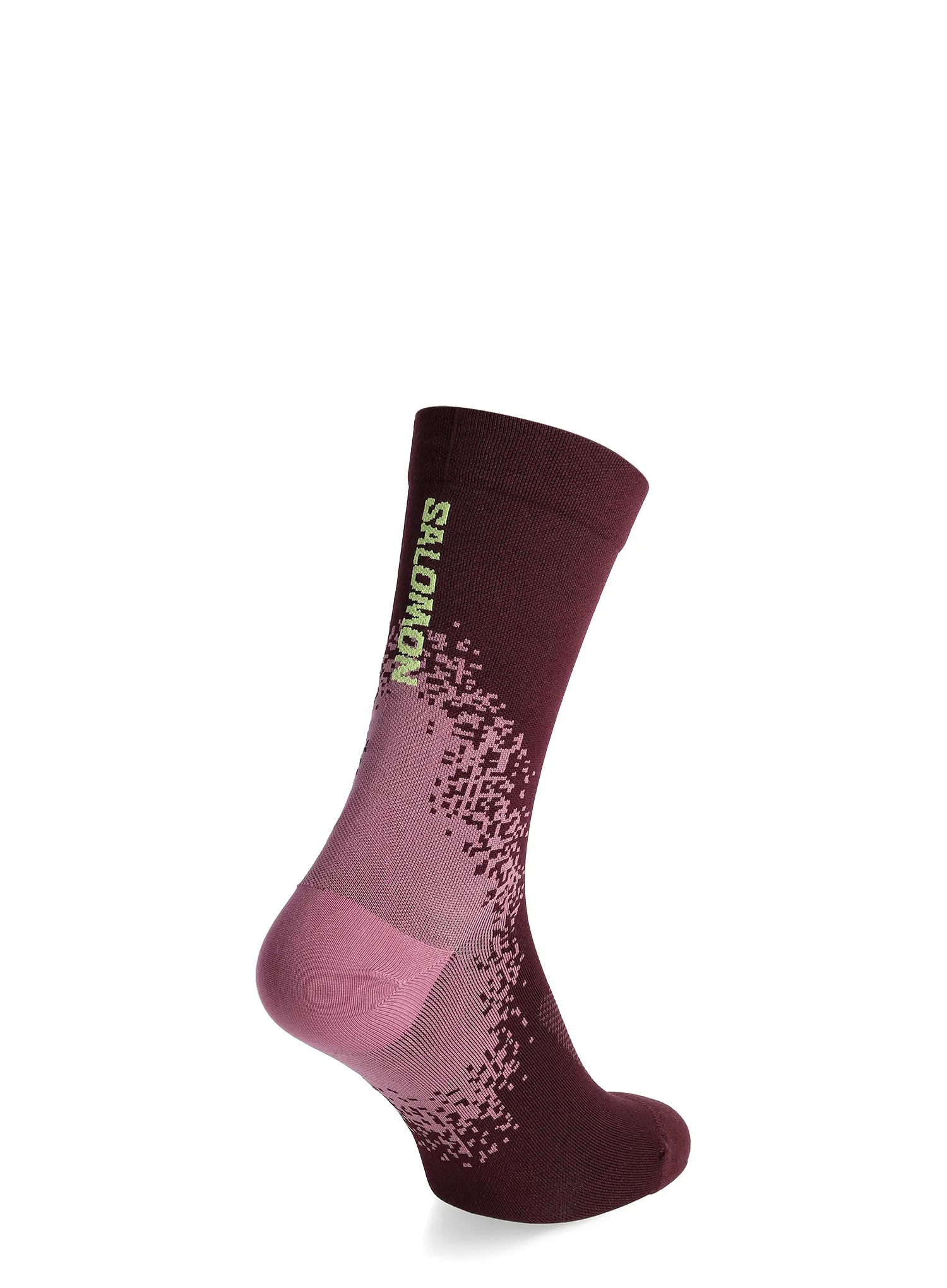 Kojinės bėgimo Salomon Gravel Crew - butterfly/orchid/huckleberry