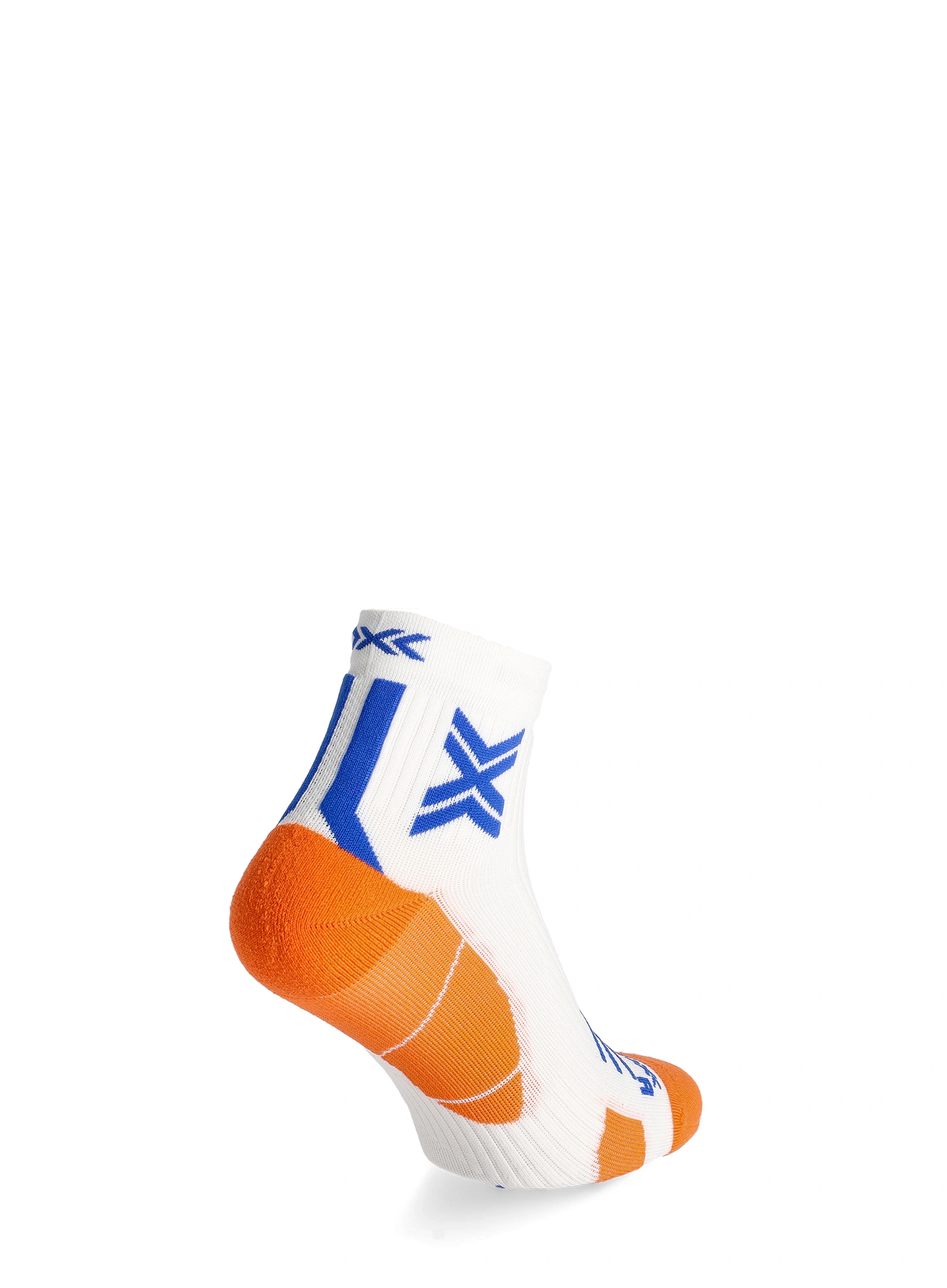 Kojinės bėgimo X-Socks Run Expert Ankle - white/orange/twyce blue