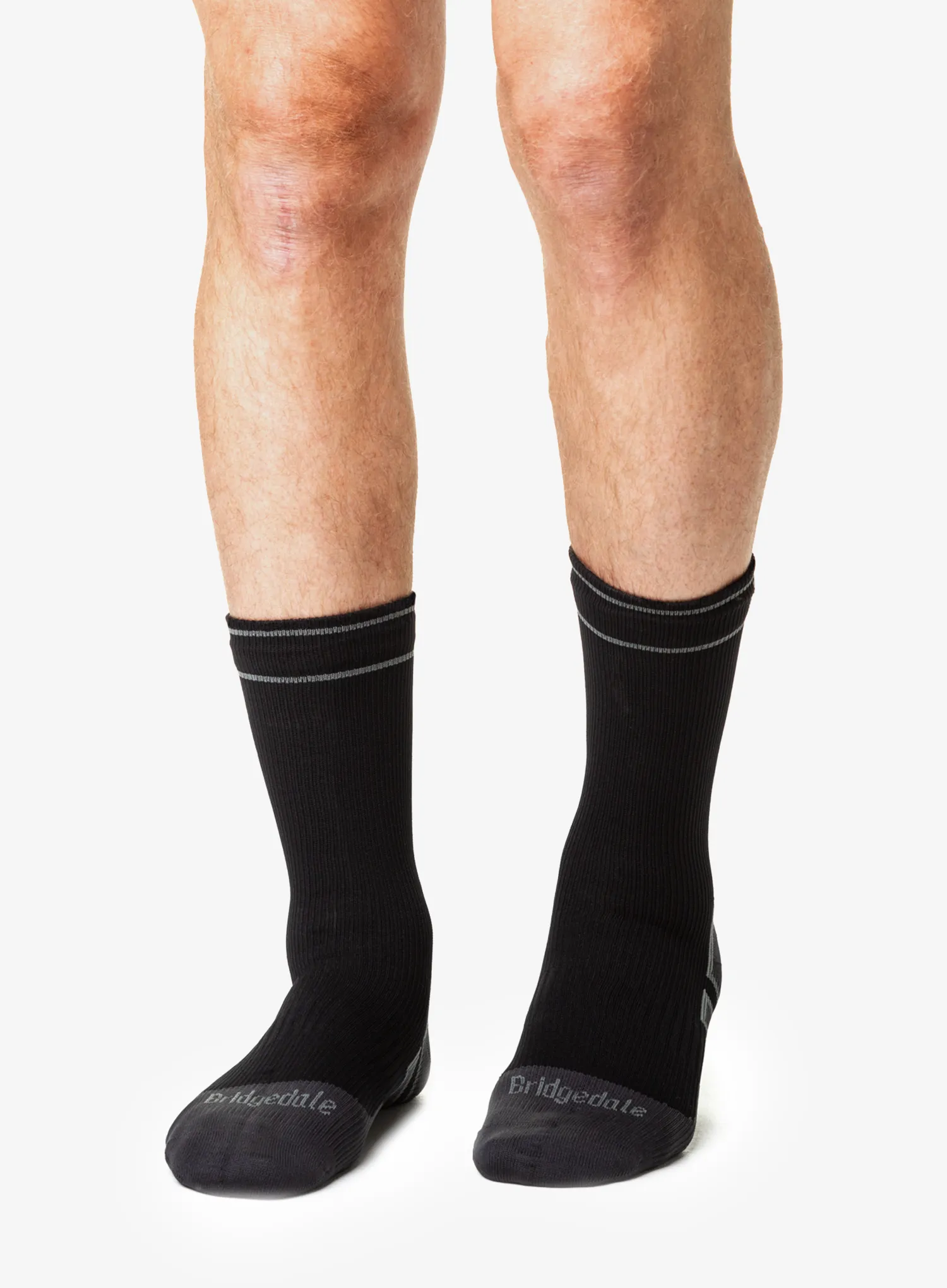 Kojinės Bridgedale StormSock Lightweight Boot - black/grey