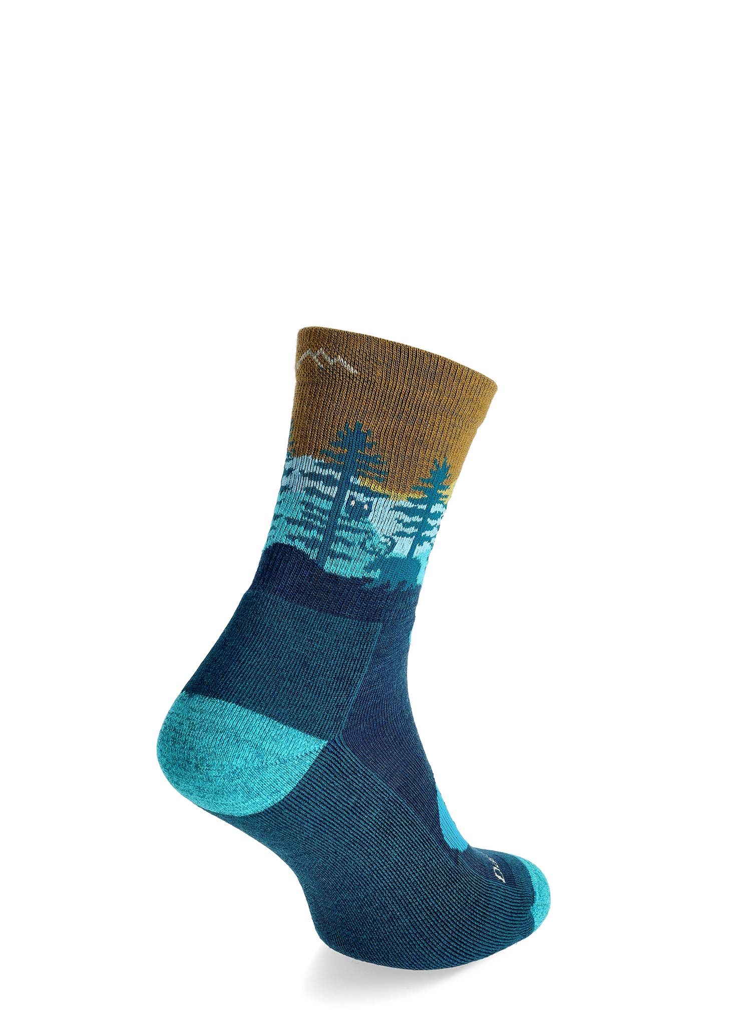 Moteriškos kojinės Darn Tough Northwoods Micro Crew Midweight with Cushion - dark teal