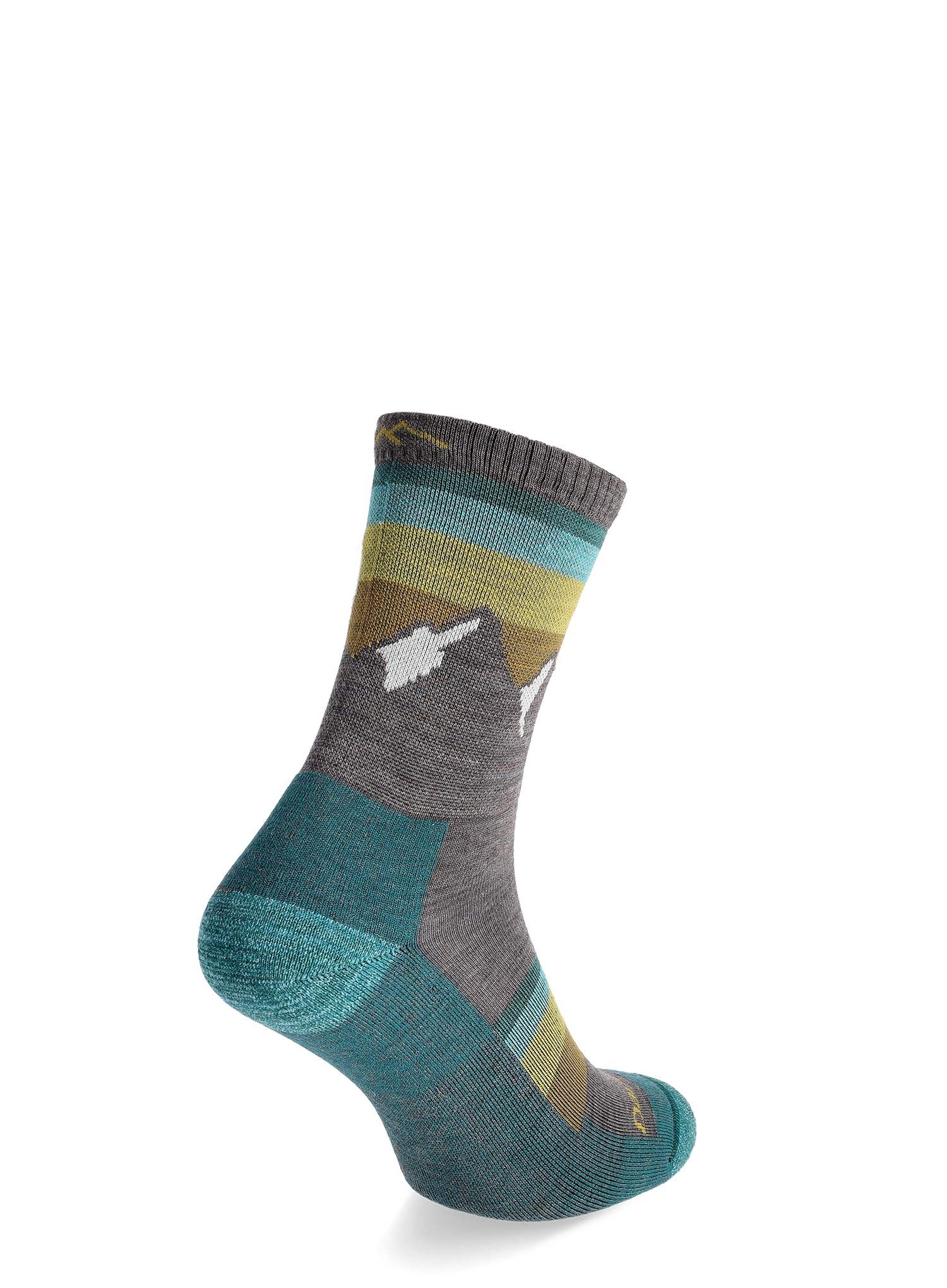 Moteriškos kojinės Darn Tough Sunset Ledge Micro Crew Lightweight with Cushion - taupe