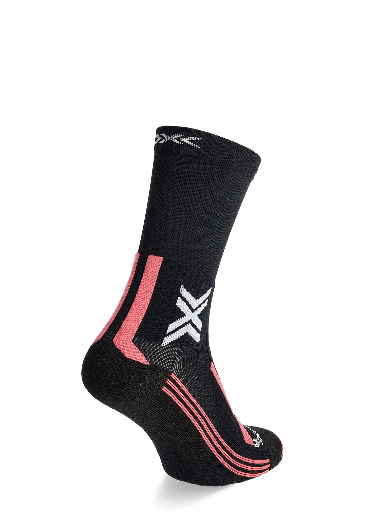 Bėgimo kojinės moteriškos X-Socks Trailrun Perform Crew - x black/dusty rose