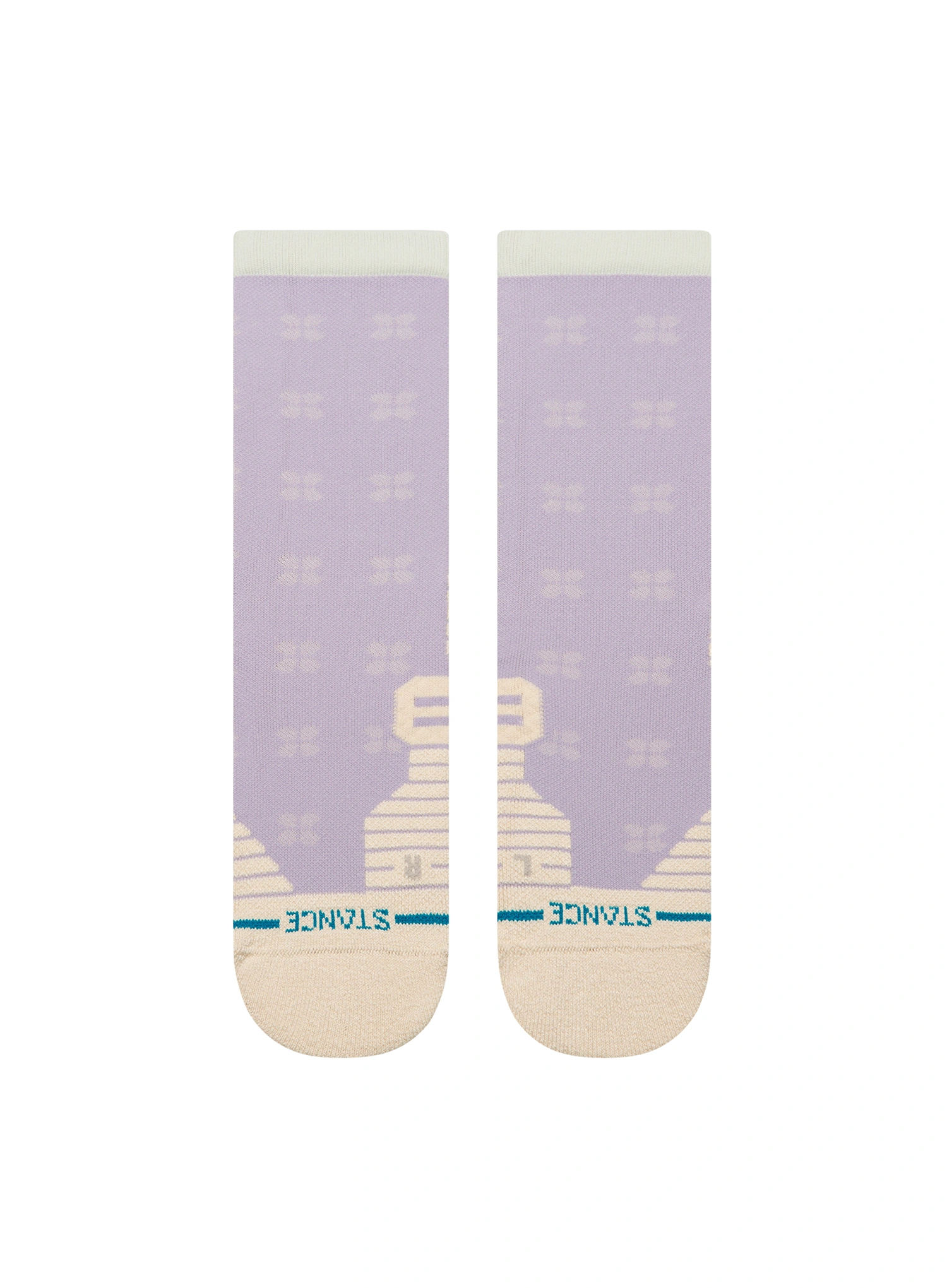 Moteriškos kojinės Stance Latta Mid Crew - lilac