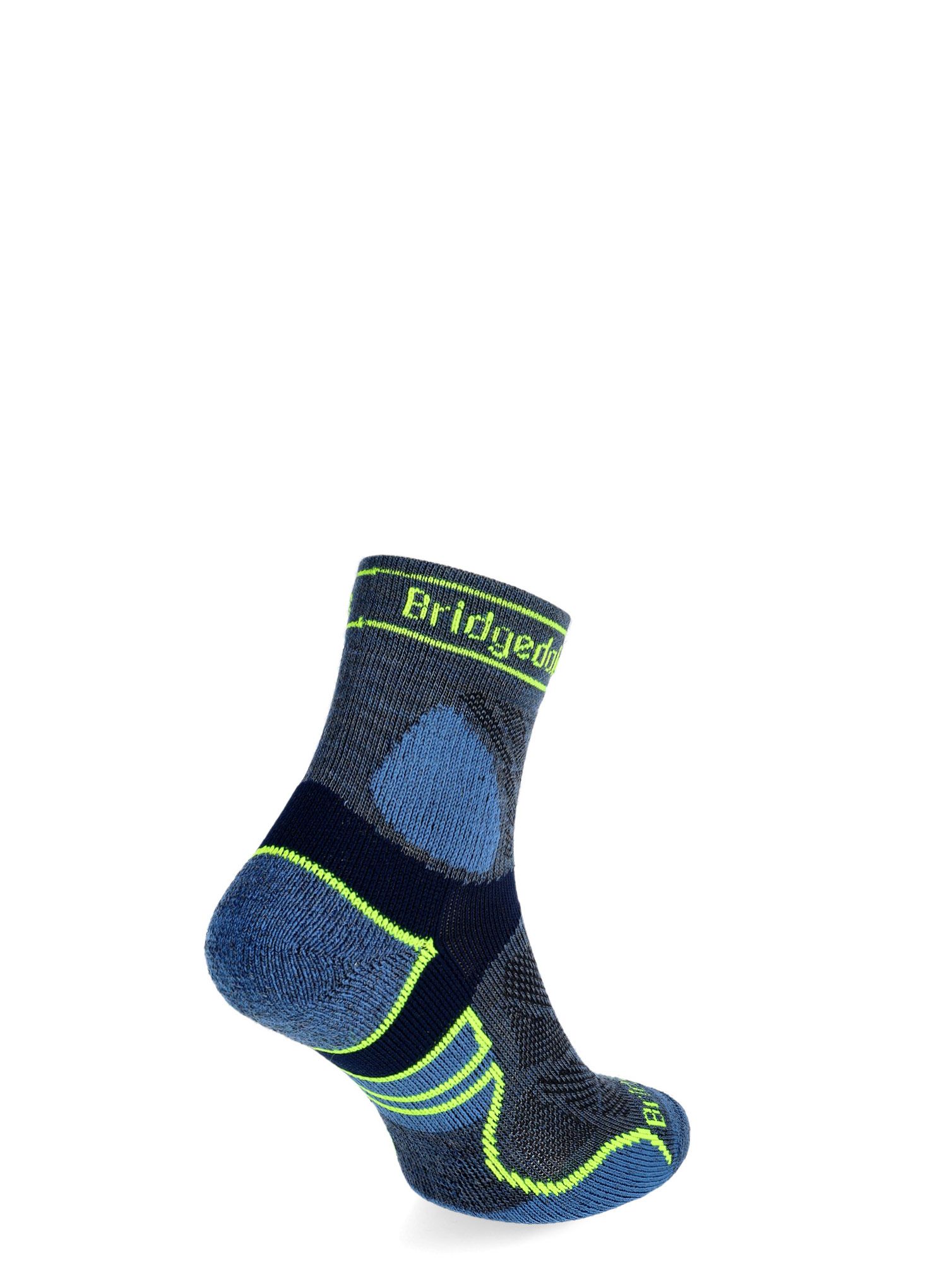 Bėgimo kojinės Bridgedale Lightweight T2 Merino Sport 3/4 Crew - blue