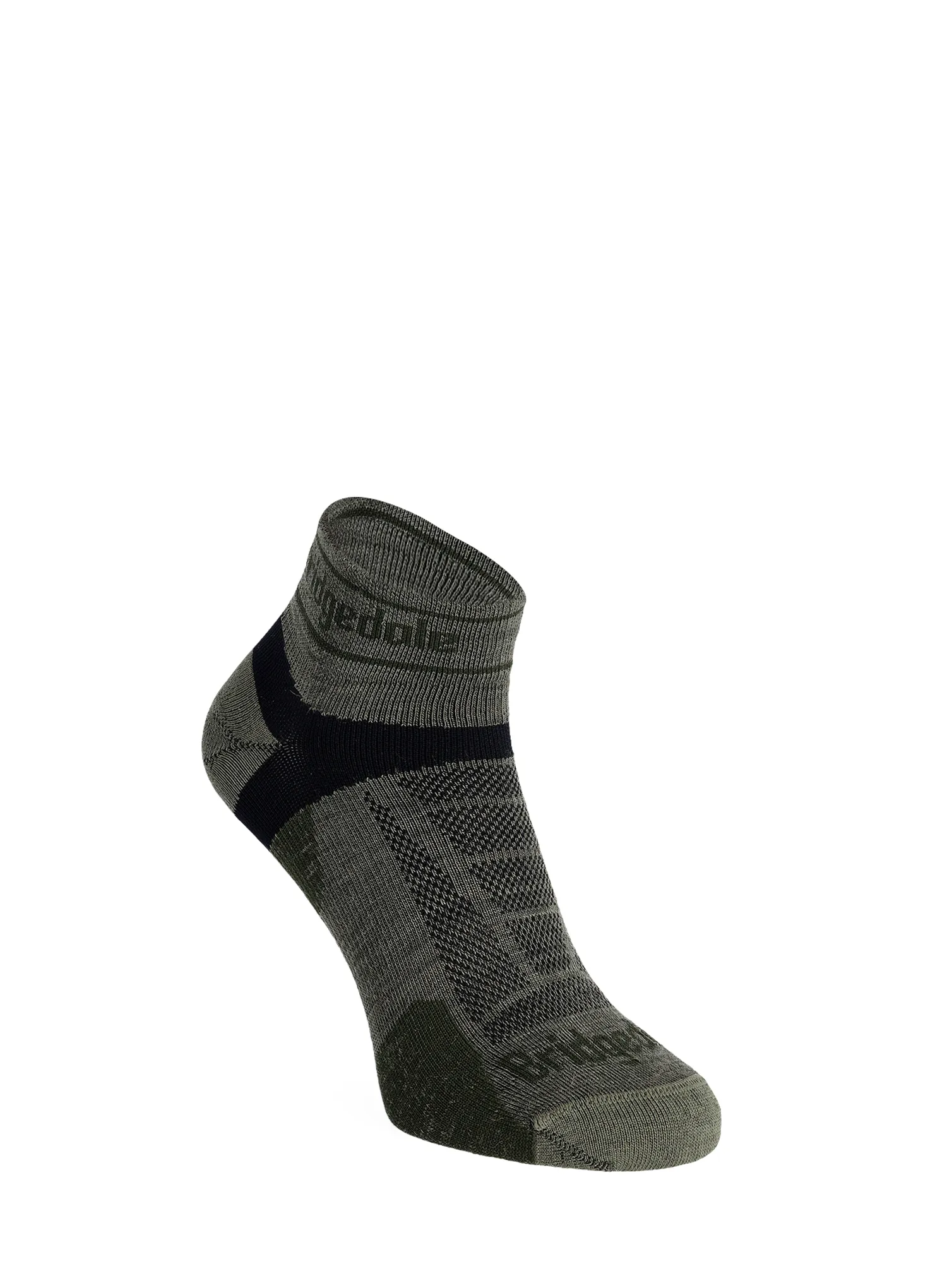 Bėgimo kojinės Bridgedale Trail Run Ultralight Zero Merino Sport Low - green