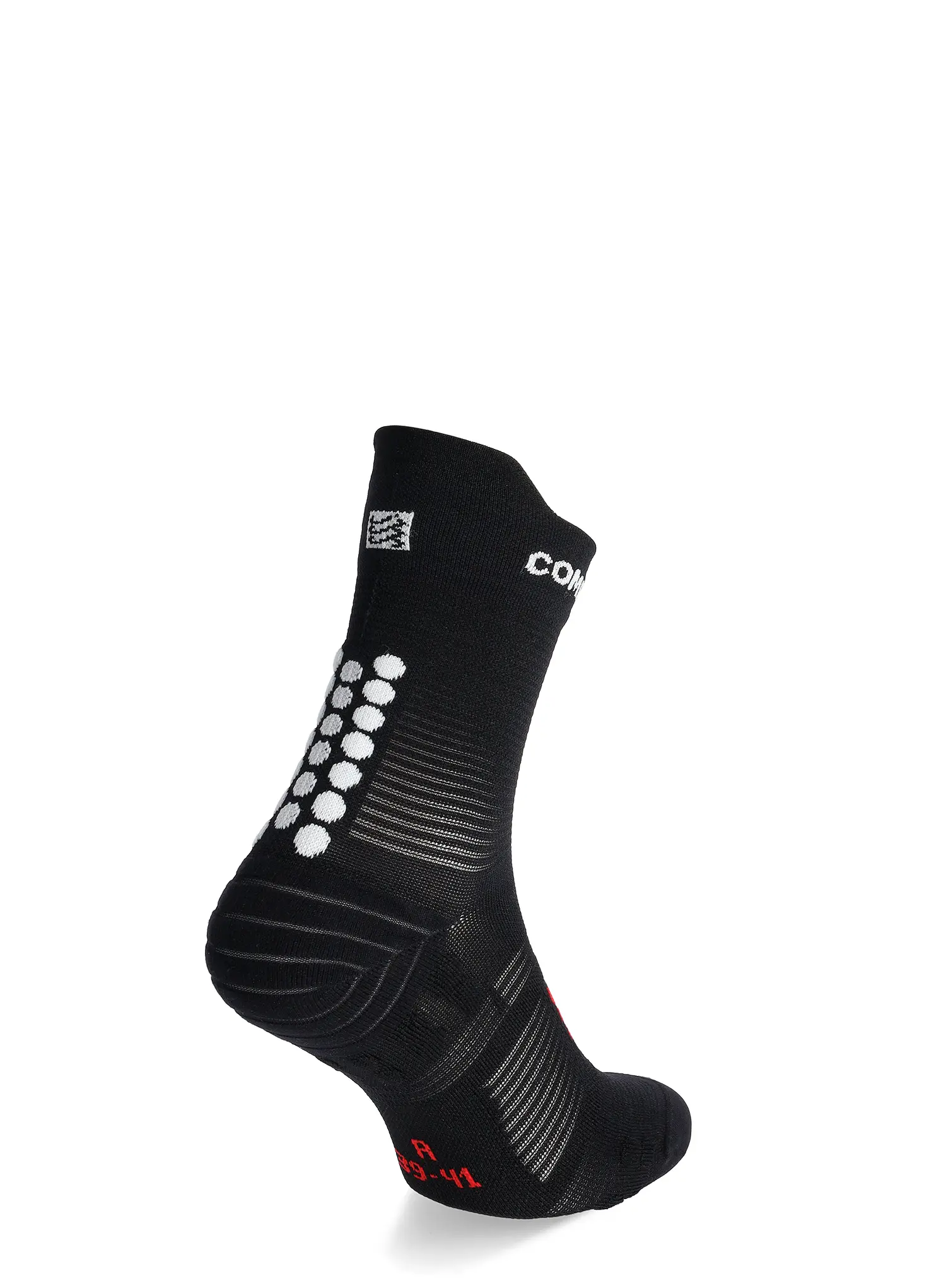 Bėgimo kojinės Compressport Pro Racing Socks v4.0 Run High - black/white