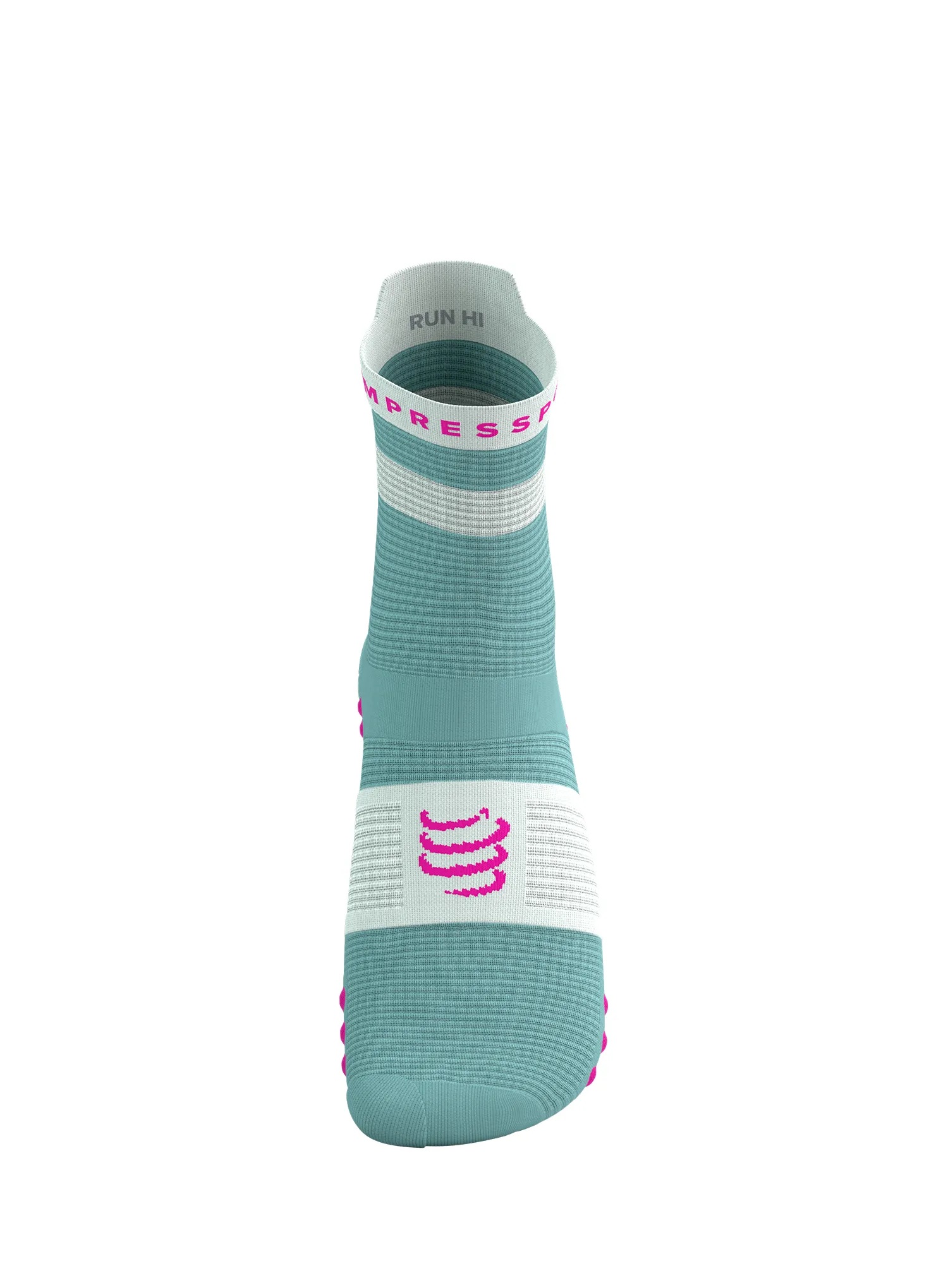 Bėgimo kojinės Compressport Pro Racing Socks v4.0 Run High - ether/neon pink