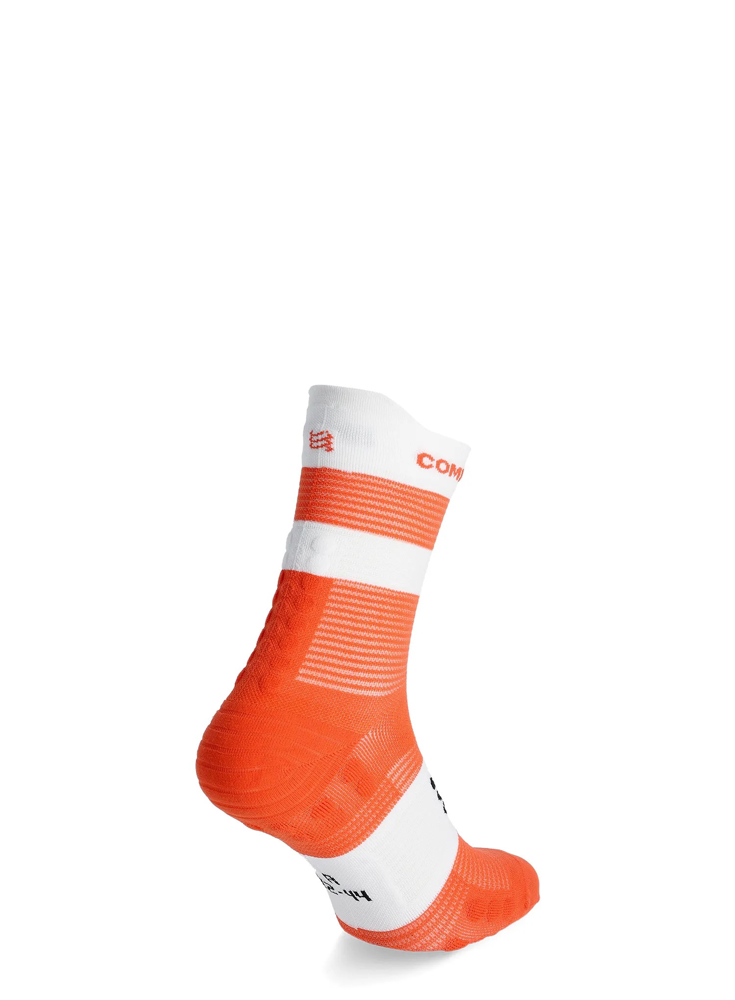 Bėgimo kojinės Compressport Pro Racing Socks v4.0 Run High - tigerlily/white