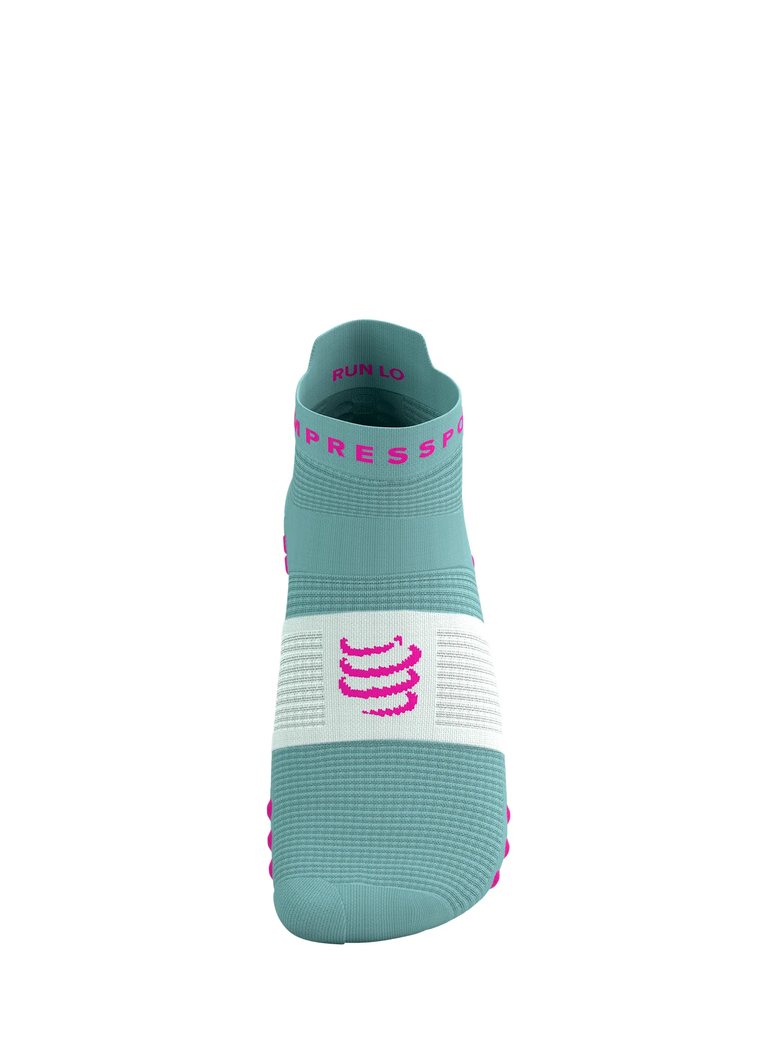 Bėgimo kojinės Compressport Pro Racing Socks v4.0 Run Low - ether/neon pink