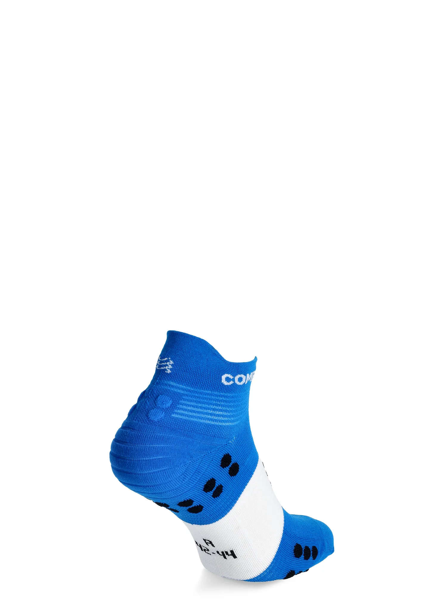 Bėgimo kojinės Compressport Pro Racing Socks v4.0 Run Low - princess blue/white