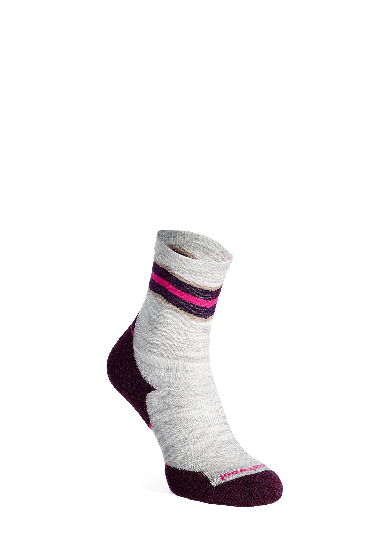 Moteriškos bėgimo kojinės Smartwool Run Targeted Cushion Mid Crew Socks - ash