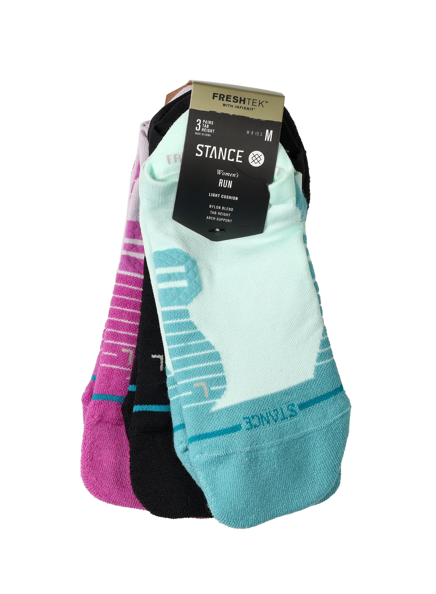 Moteriškos bėgimo kojinės Stance Fusion Light 3 Pack - multi