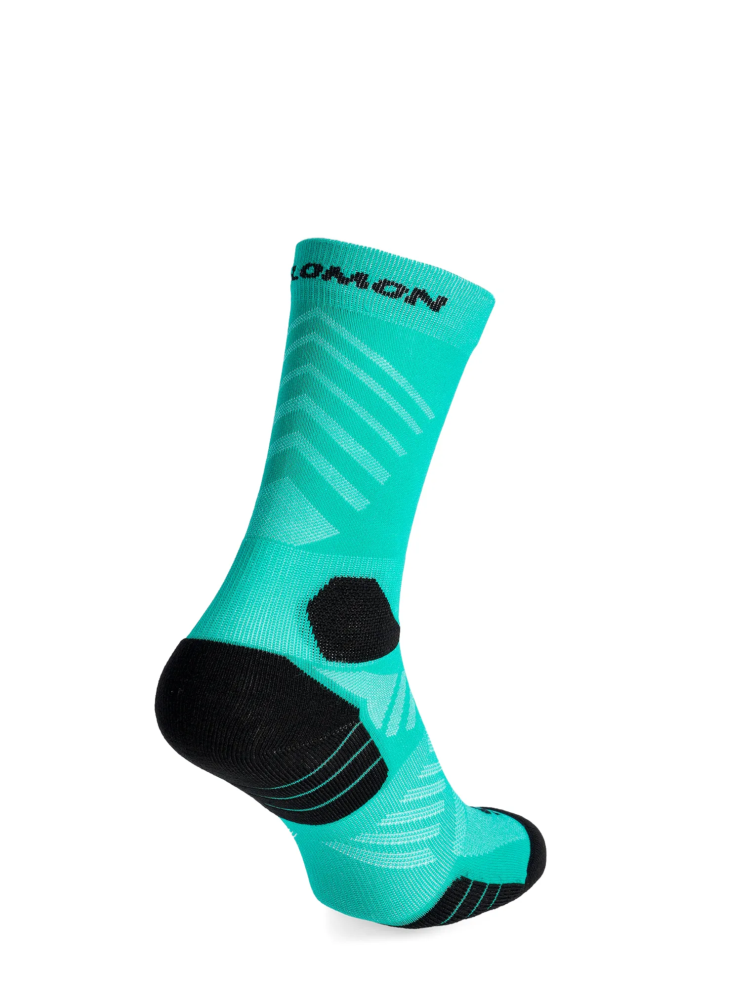 Bėgimo kojinės Salomon Aero Crew - dynasty green/waterfall