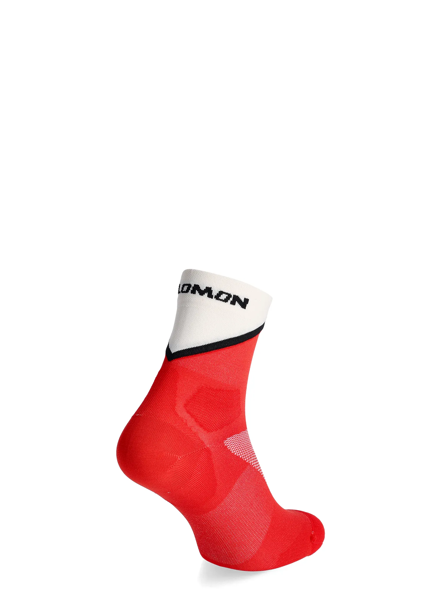Bėgimo kojinės Salomon Pulse Ankle - fiery red/vanilla ice/black