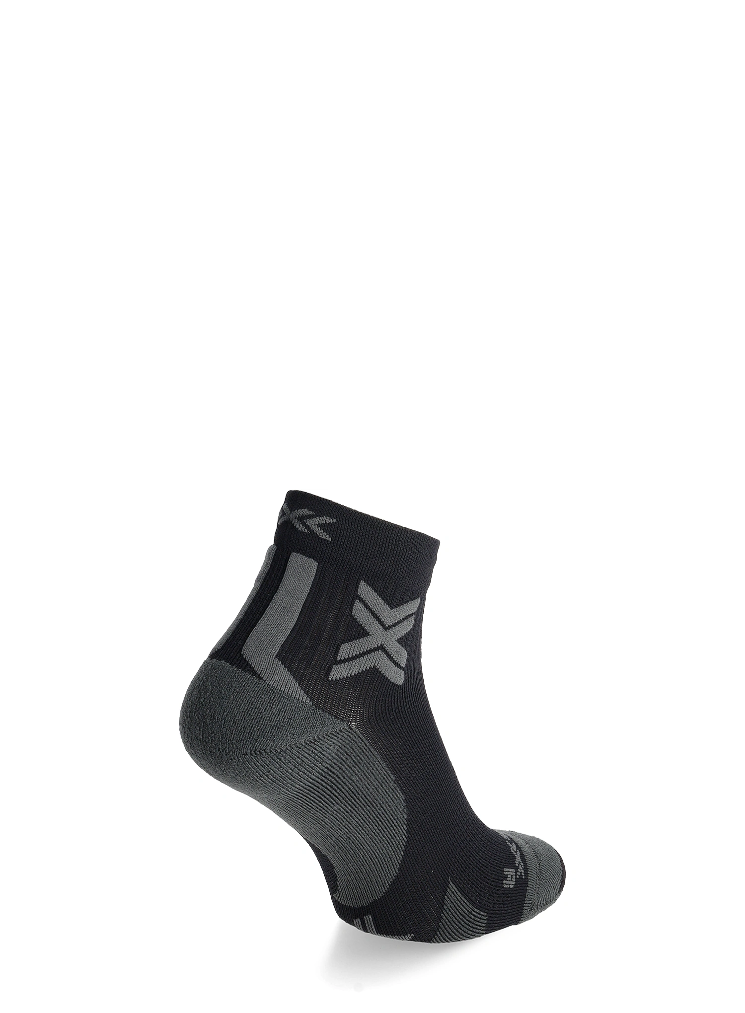 Bėgimo kojinės X-Socks Run Discover Ankle - black/charcoal