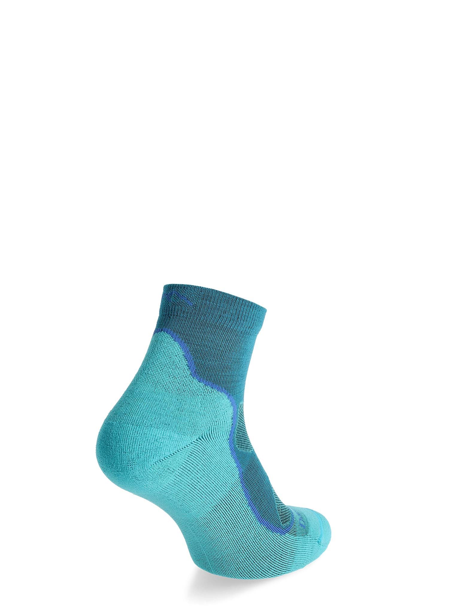Merino vilnos kojinės moterims Darn Tough Light Hiker 1/4 Lightweight with Cushion - cascade