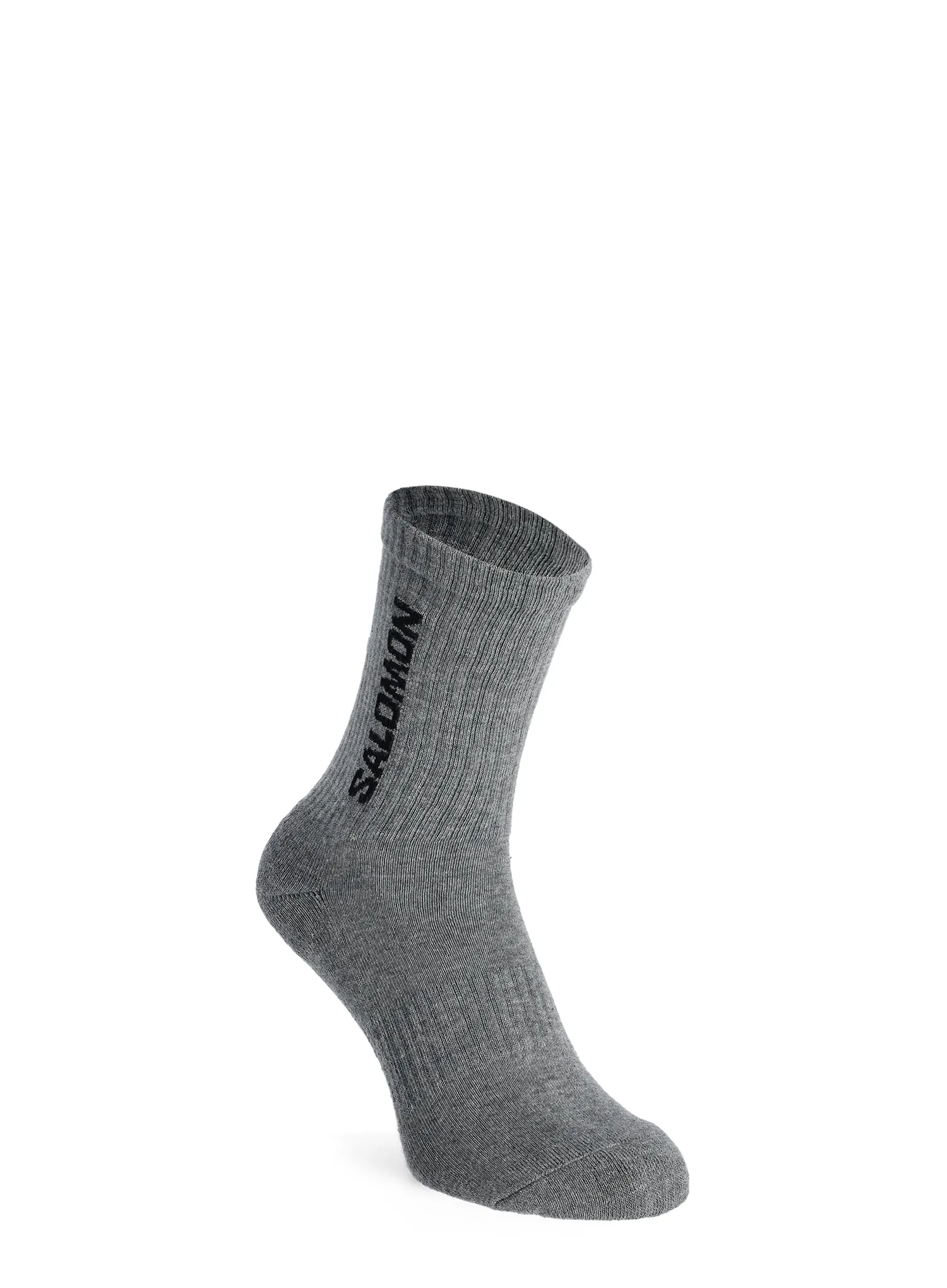 Kojinės Salomon Everyday Crew 3Pack - black/white/med grey melange