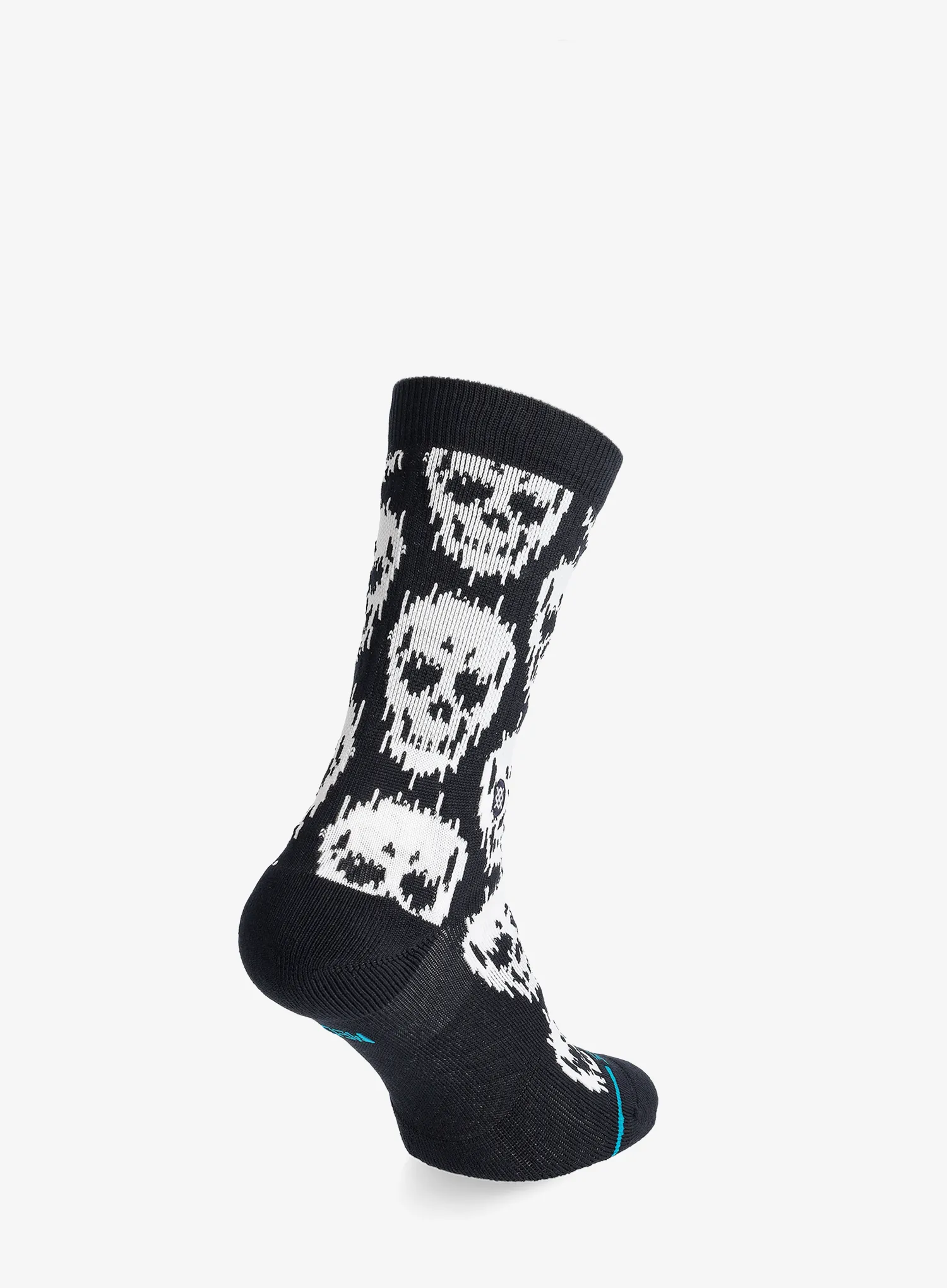 Kojinės Stance Static Skull Crew - black