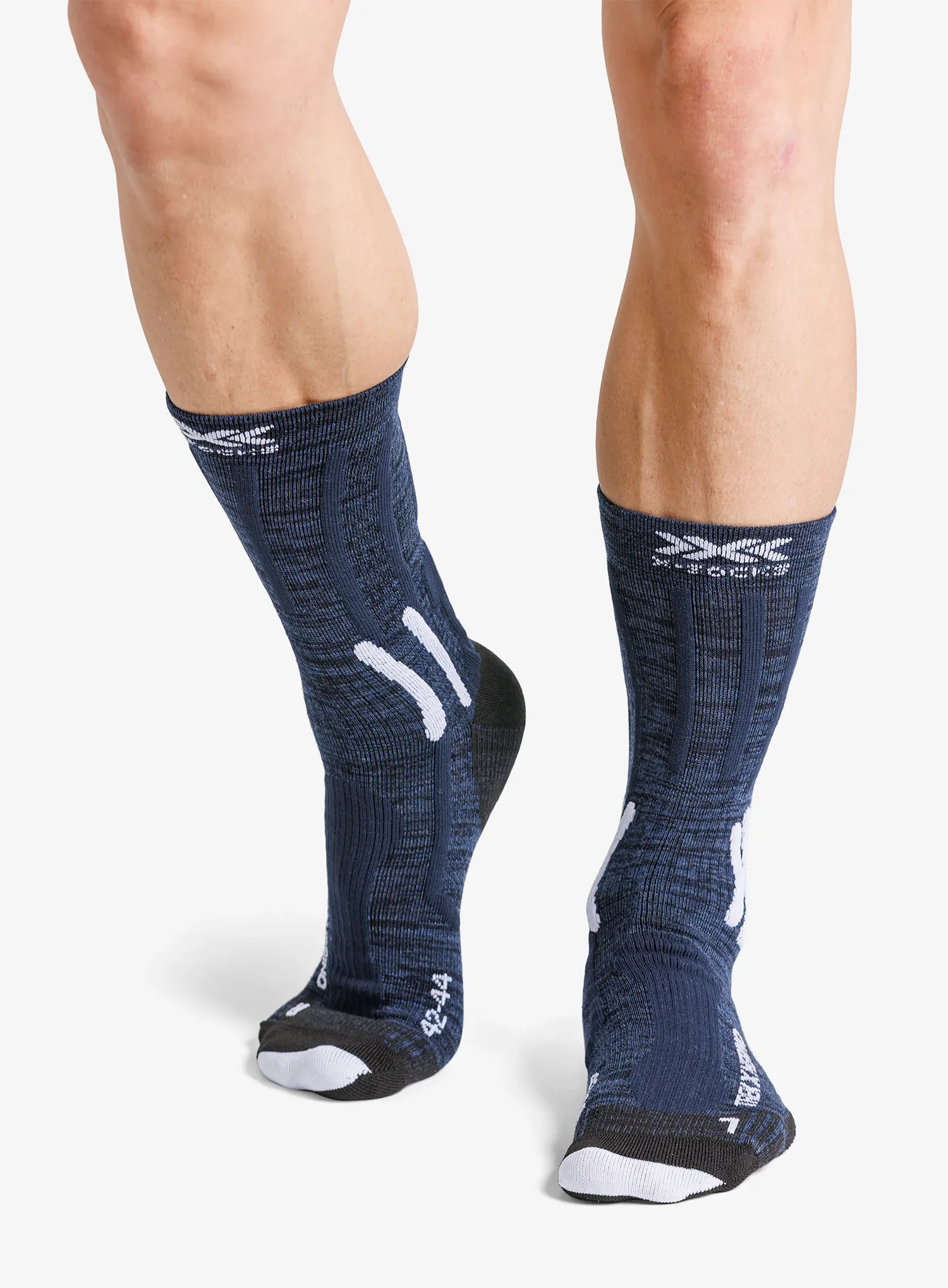 Žygio kojinės X-Socks Trek X Merino - midnight blue/arctic white
