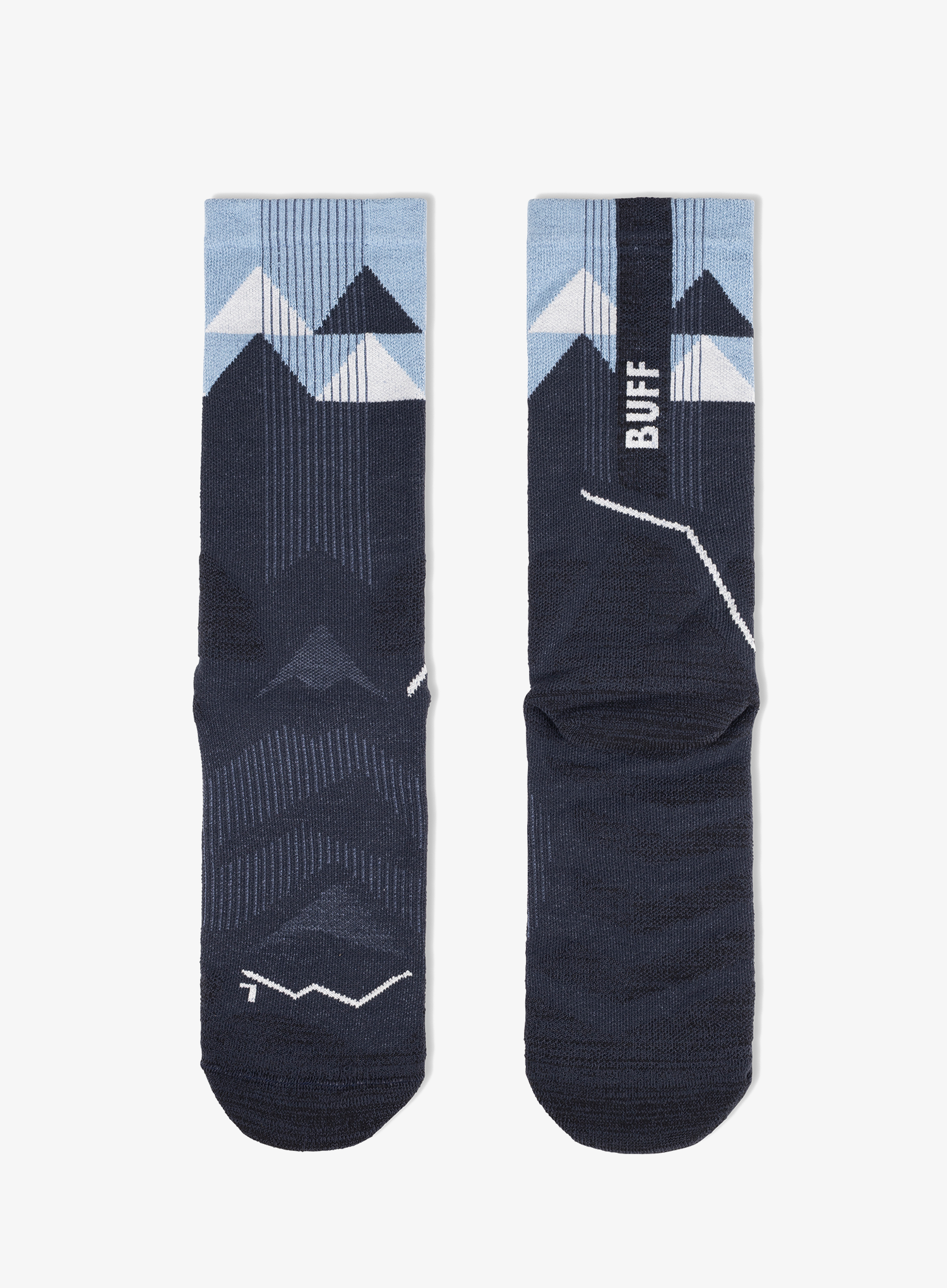 Žygio kojinės Buff Thermonet Crew Socks - night blue