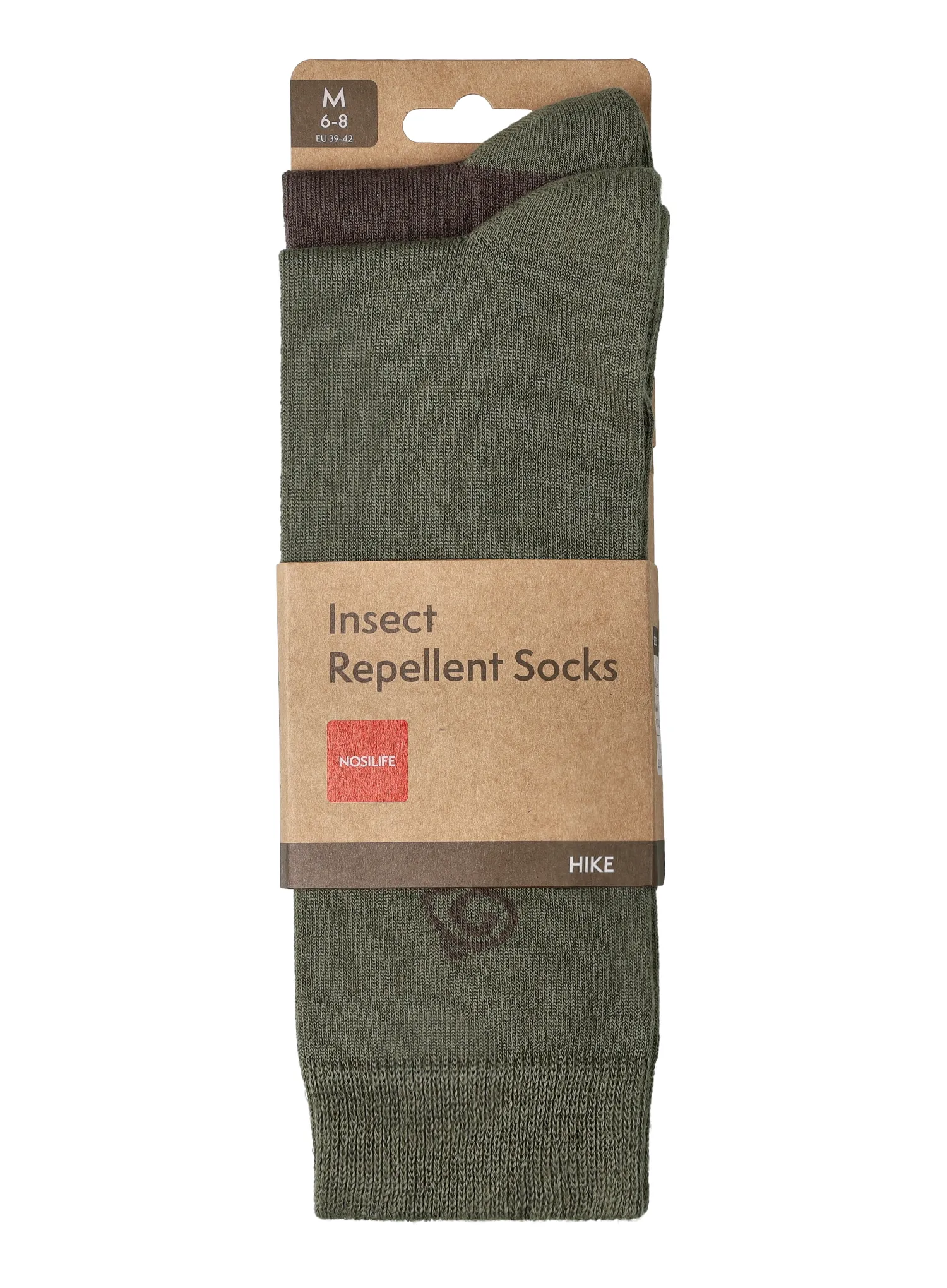 Žygio kojinės Craghoppers NosiLife Travel Twin Pack Socks - woodland green/wild olive