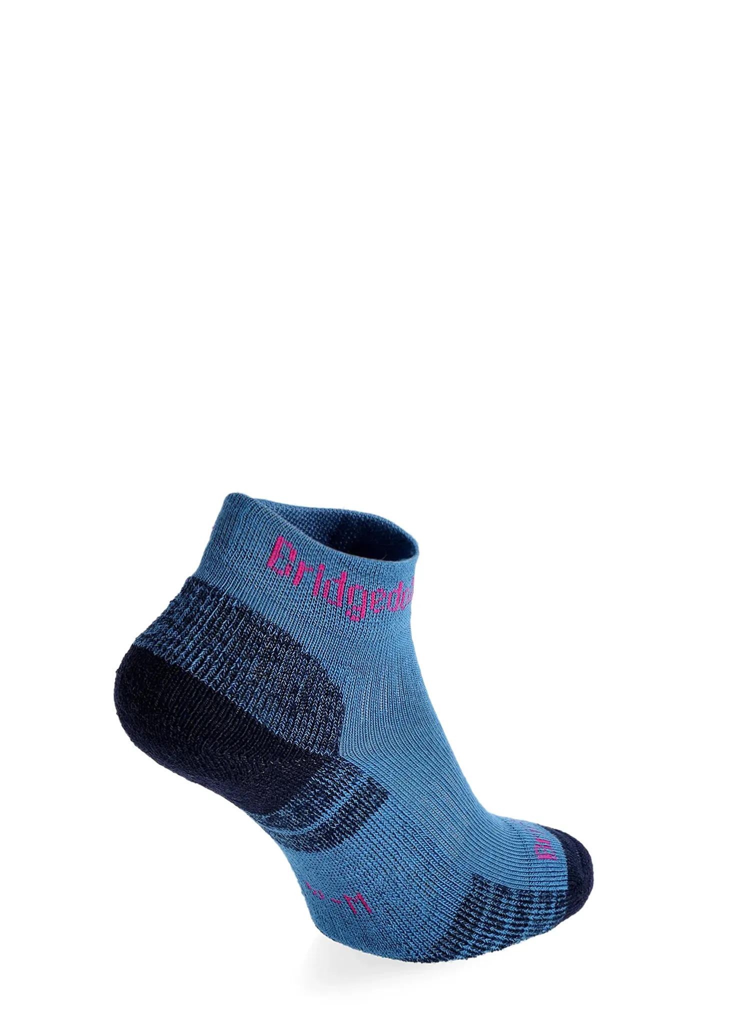 Moteriškos žygio kojinės Bridgedale Hike Lightweight Performance Ankle - denim