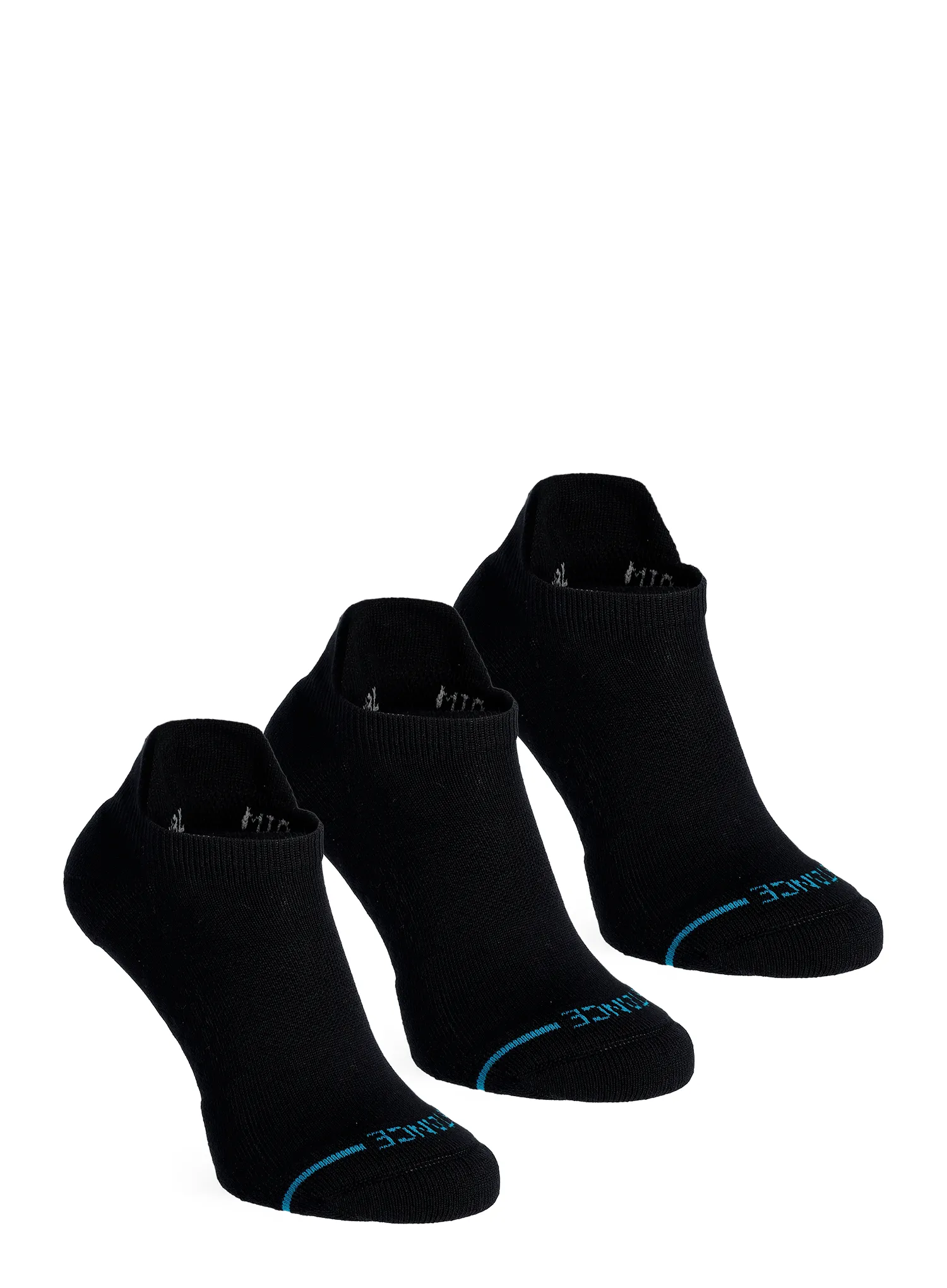 Žygio kojinės Stance Icon Low Tab 3 Pack - black/black